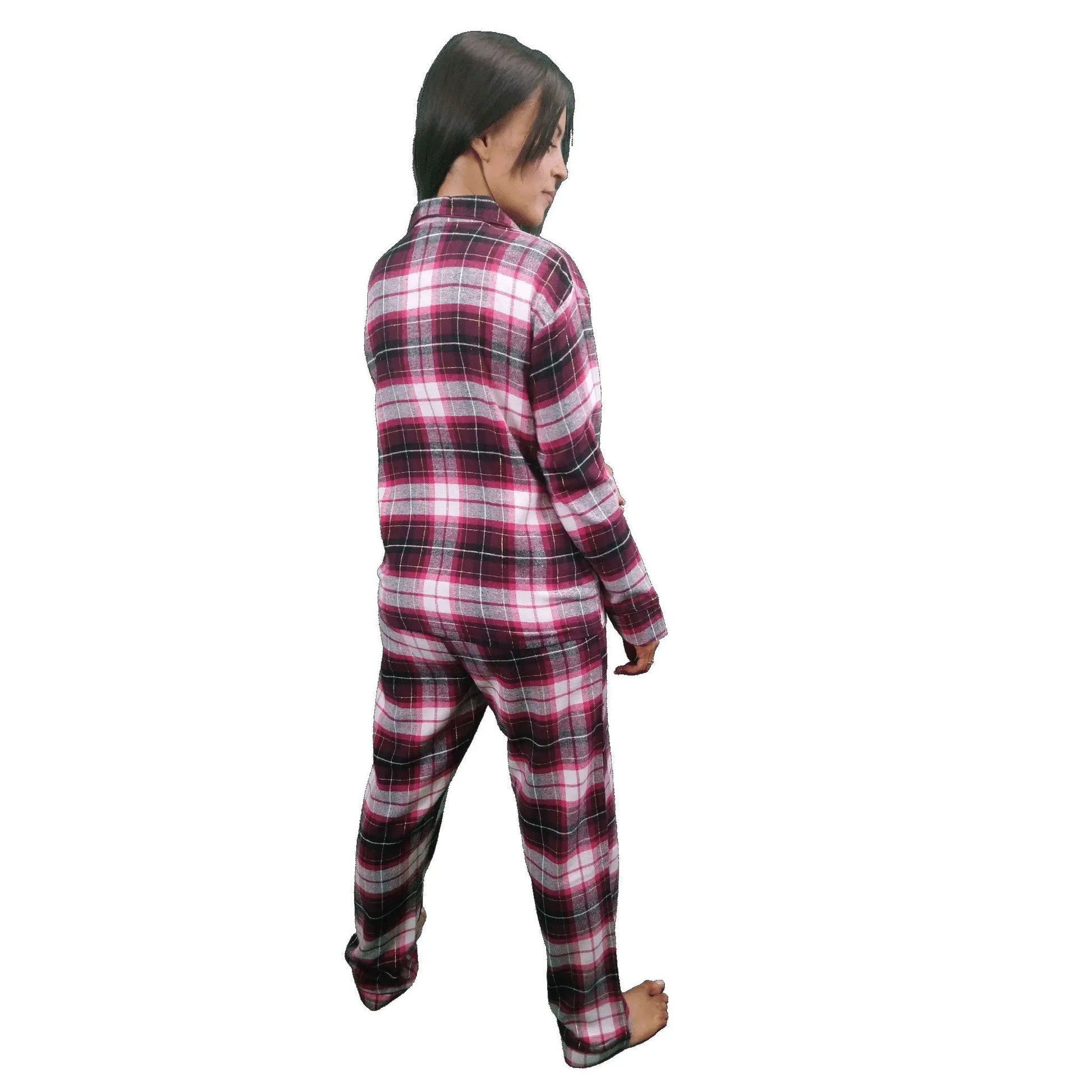 Astraea Womens Check Flannel Pyjamas Sets Sleepwear & Loungewear ASASonline