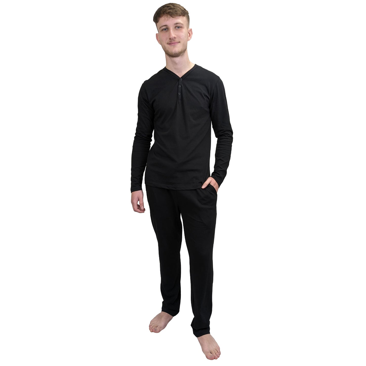 Dapper Mens Pyjamas/Loungewear Sets Black Sleepwear & Loungewear ASASonline