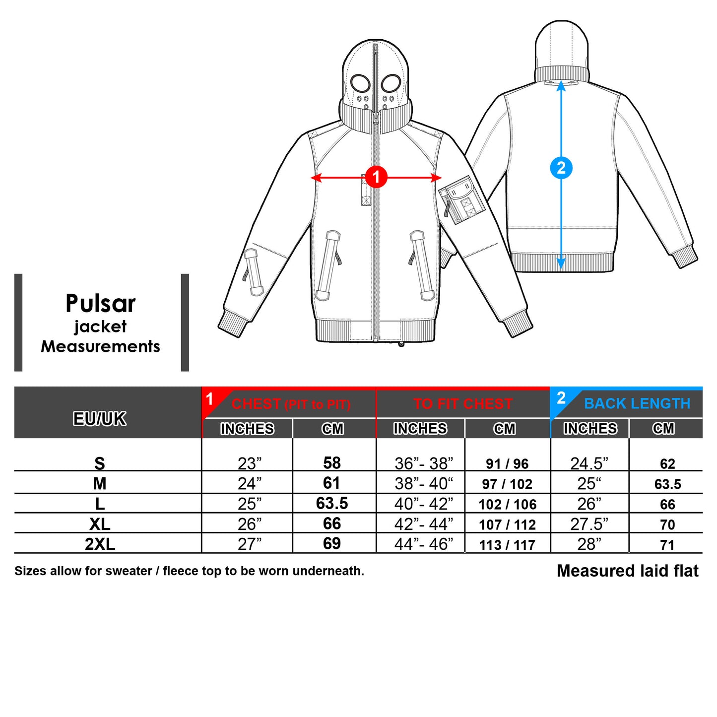 Men's Pulsar Hooded/Removable Goggle Hood Panel Jacket
