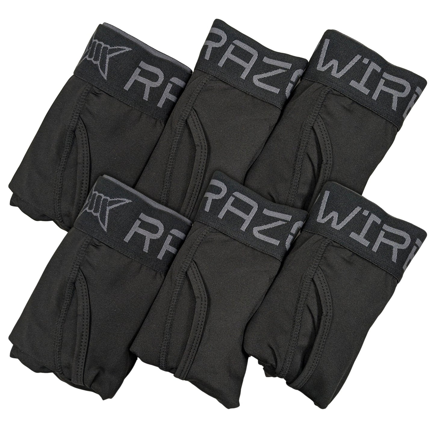 RAZOR WIRE 6 Pack Men's Boxer Shorts Brief Long Leg Anti Chafing Underwear King Plus S-5XL ASASonline