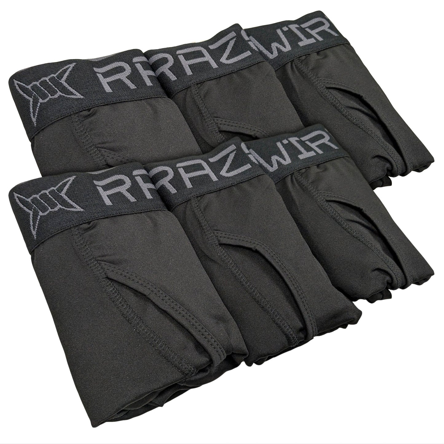 RAZOR WIRE 6 Pack Men's Boxer Shorts Brief Long Leg Anti Chafing Underwear King Plus S-5XL ASASonline
