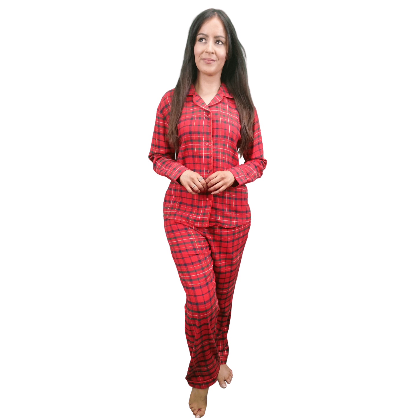 Astraea Womens Check Flannel Pyjamas Sets Sleepwear & Loungewear ASASonline