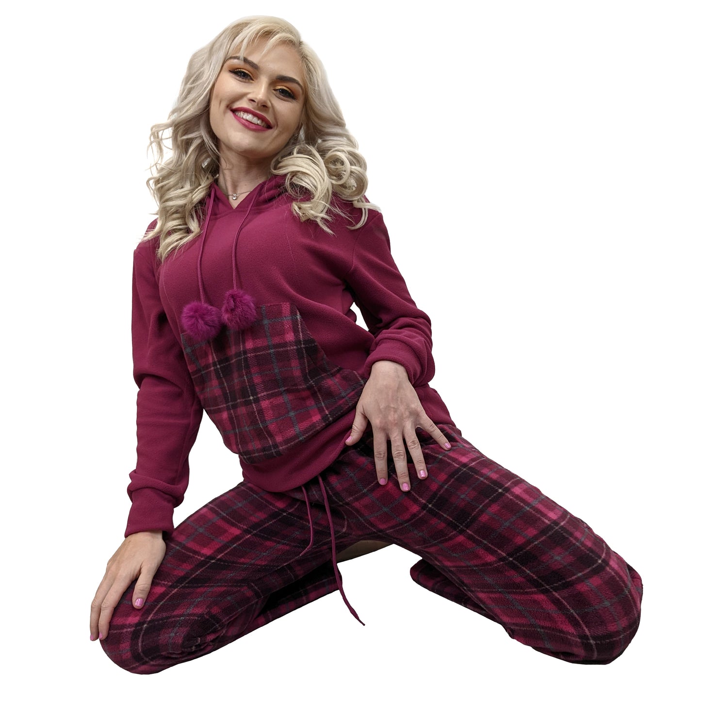 Briony Hooded Fleece Womens Pyjamas/Loungewear Set Sleepwear & Loungewear ASASonline