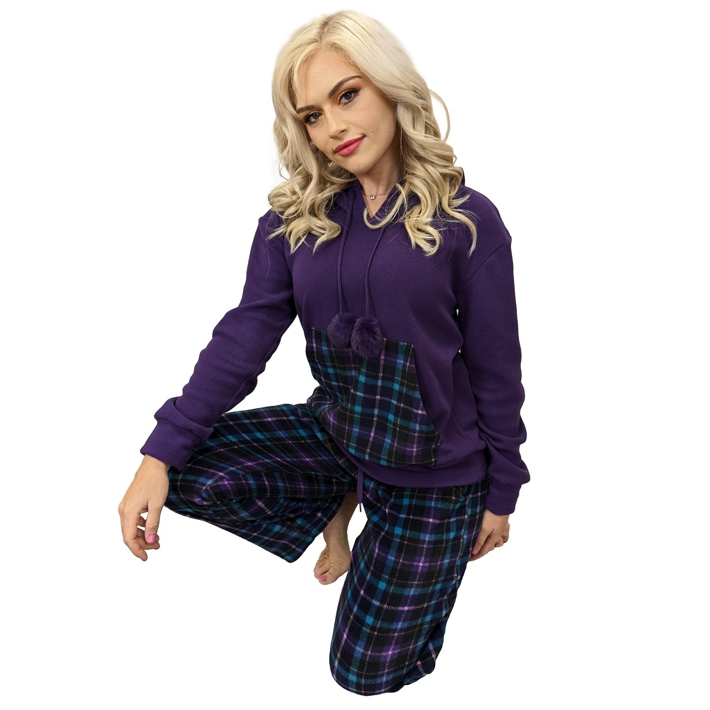 Briony Hooded Fleece Womens Pyjamas/Loungewear Set Sleepwear & Loungewear ASASonline
