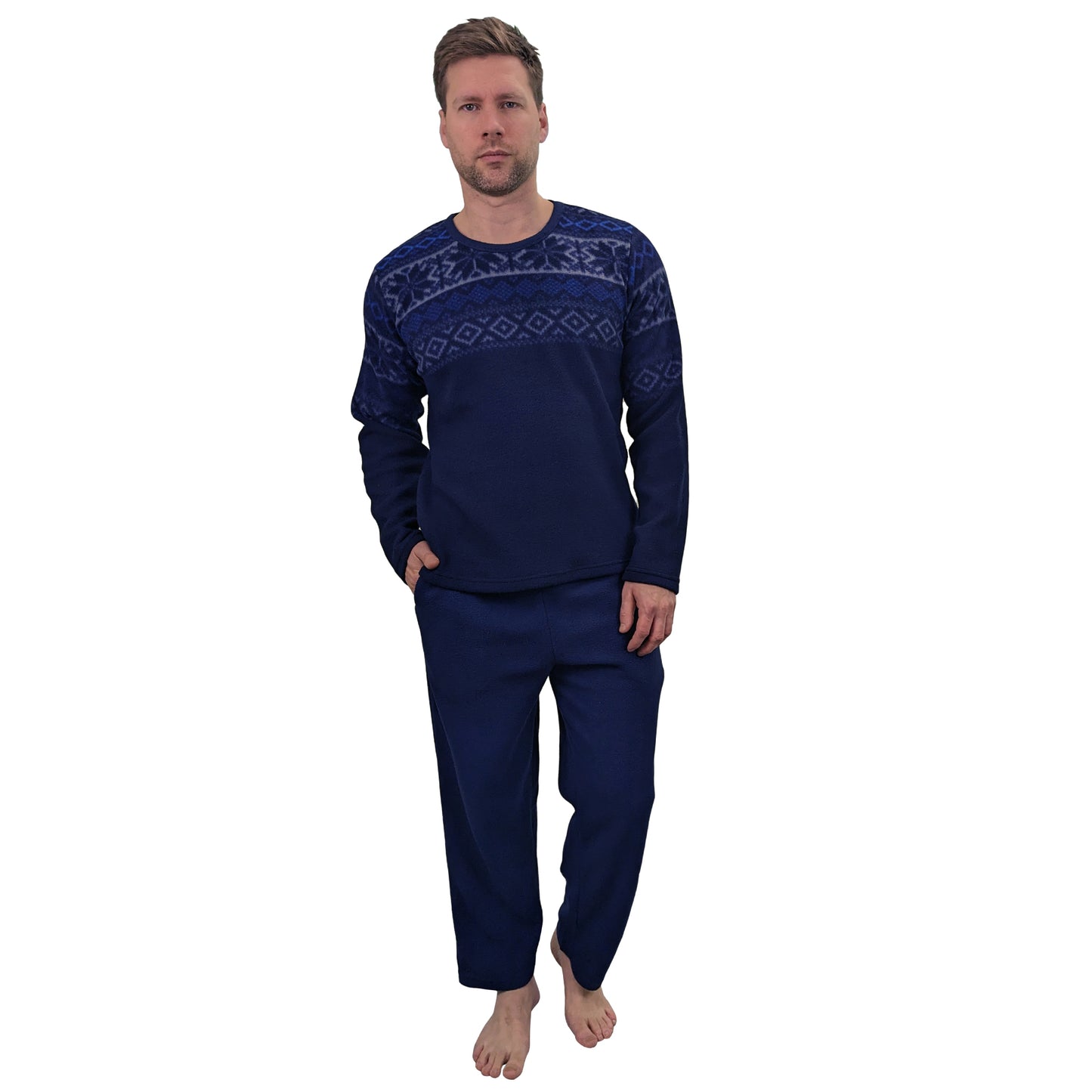 Bylur Fleece PJ/Loungewear Set Navy Sleepwear & Loungewear ASASonline