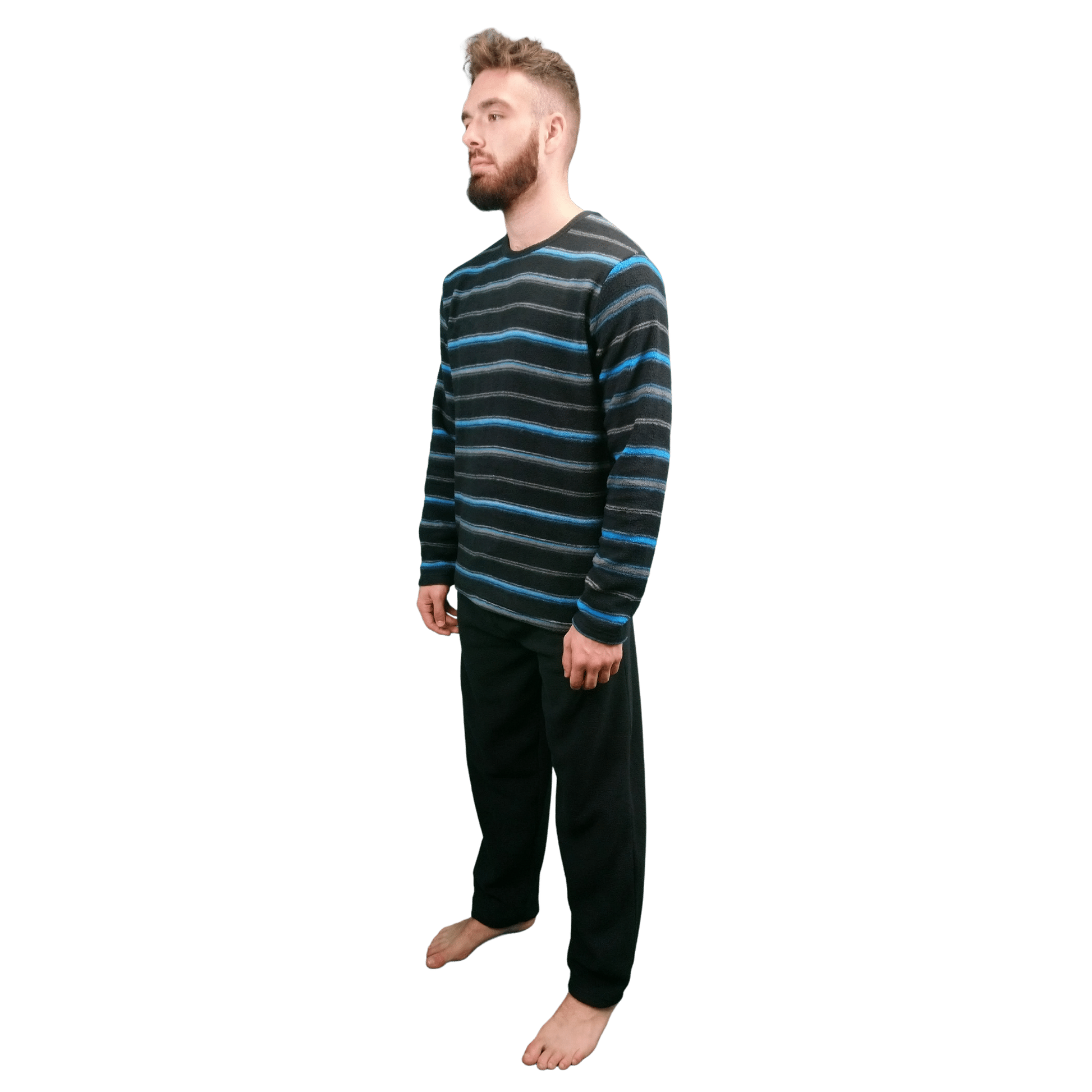 Courage Warm Fleece Mens Pyjamas/Loungewear Set Sleepwear & Loungewear ASASonline