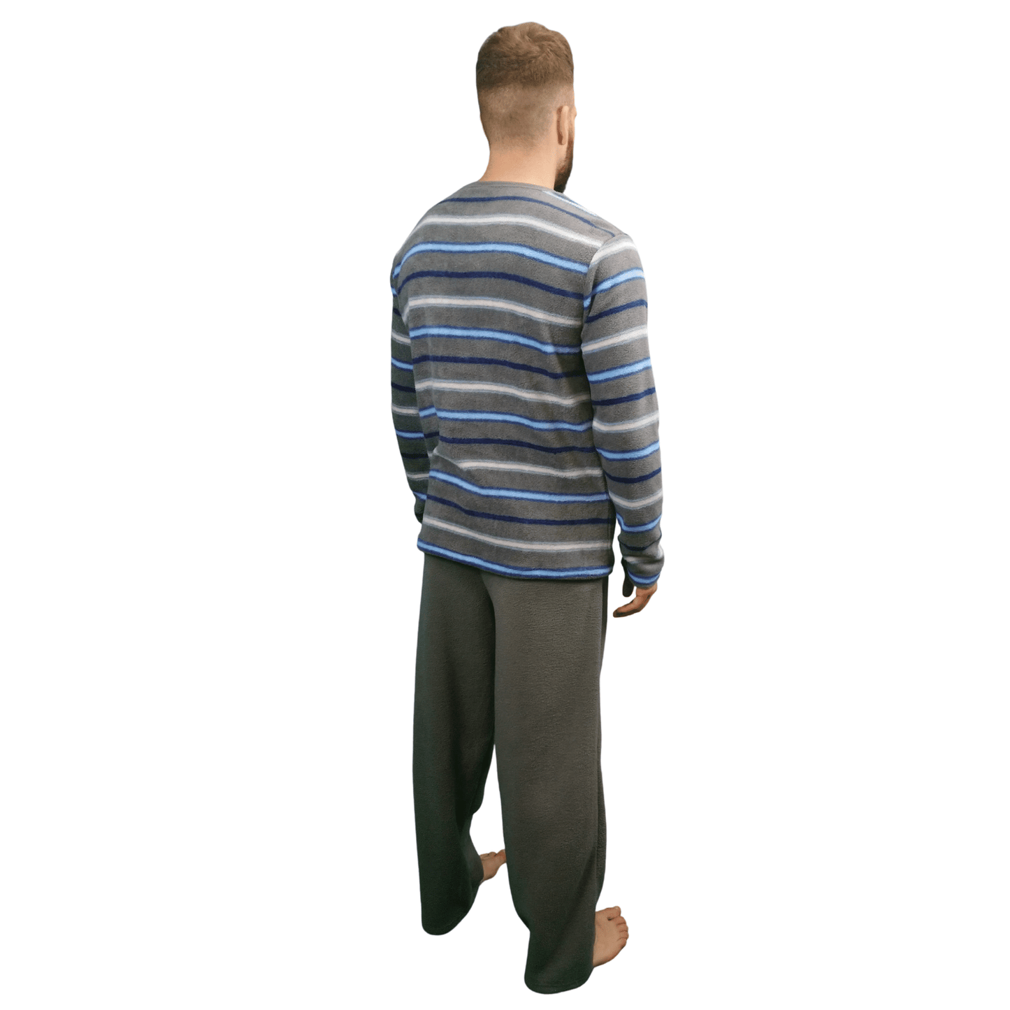 Courage Warm Fleece Mens Pyjamas/Loungewear Set Sleepwear & Loungewear ASASonline