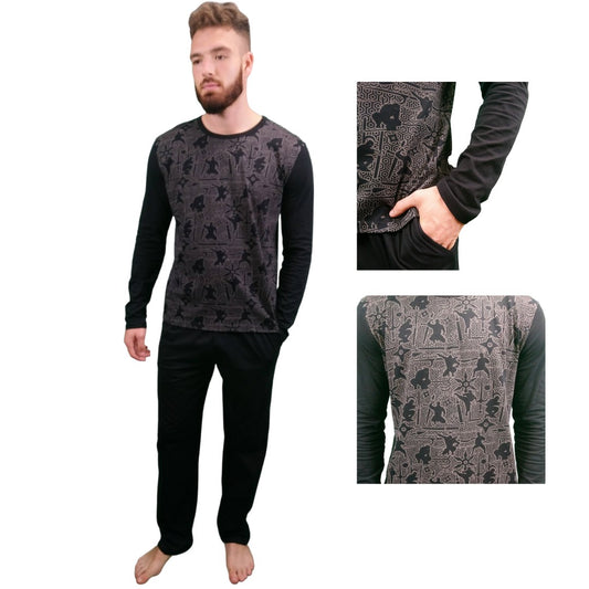 Ninja Mens Pyjamas/Loungewear Sets Sleepwear & Loungewear ASASonline