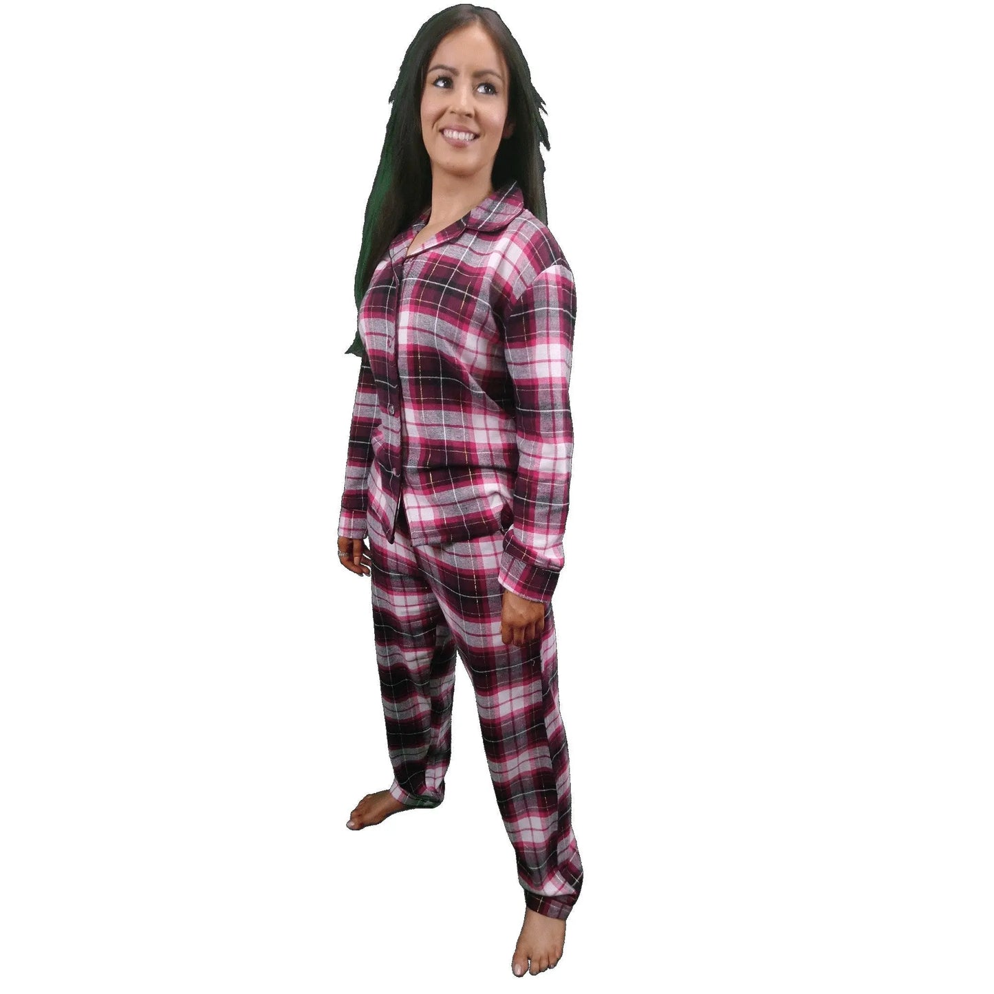 Astraea Womens Check Flannel Pyjamas Sets Sleepwear & Loungewear ASASonline