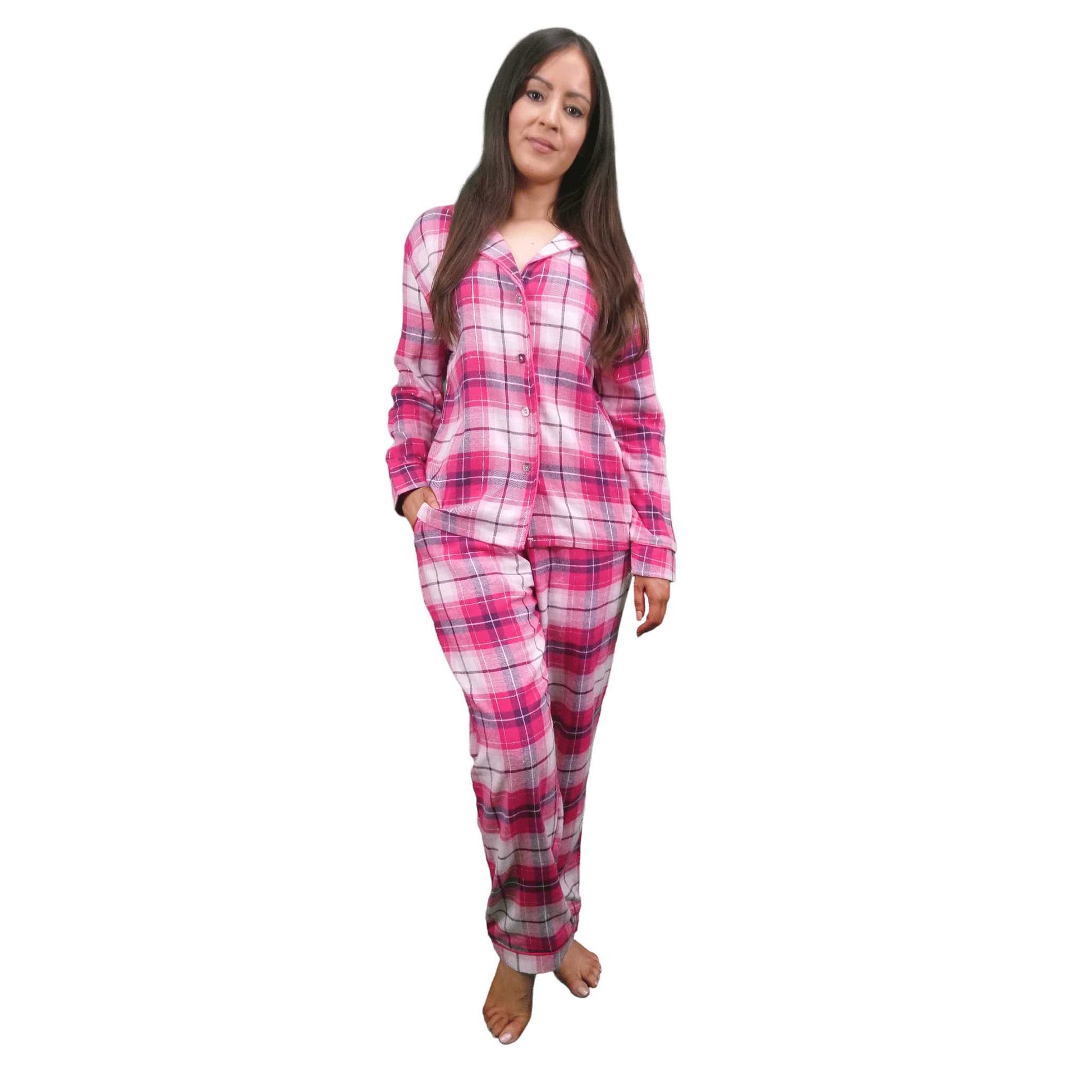 Astraea Womens Check Flannel Pyjamas Sets Sleepwear & Loungewear ASASonline