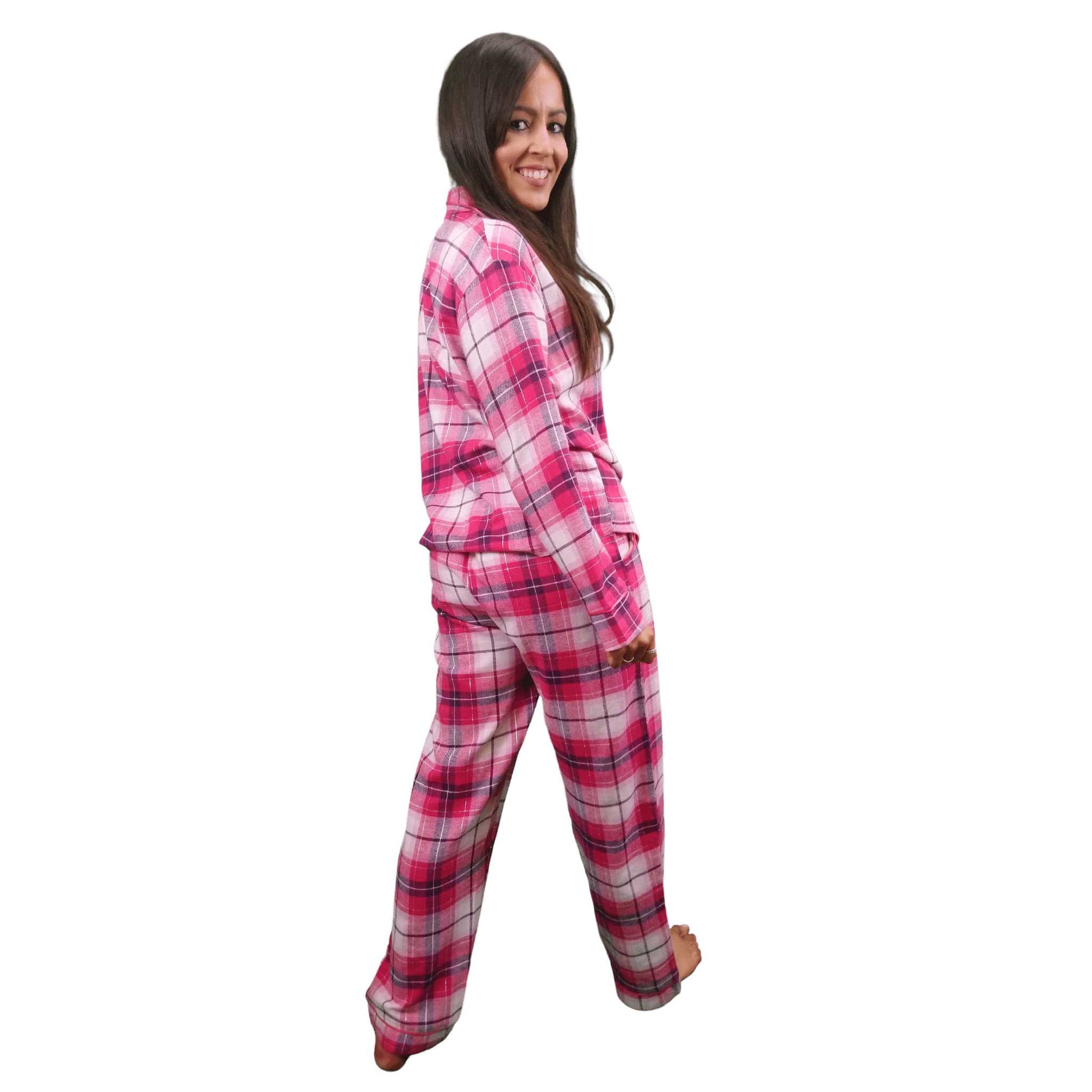 Astraea Womens Check Flannel Pyjamas Sets Sleepwear & Loungewear ASASonline