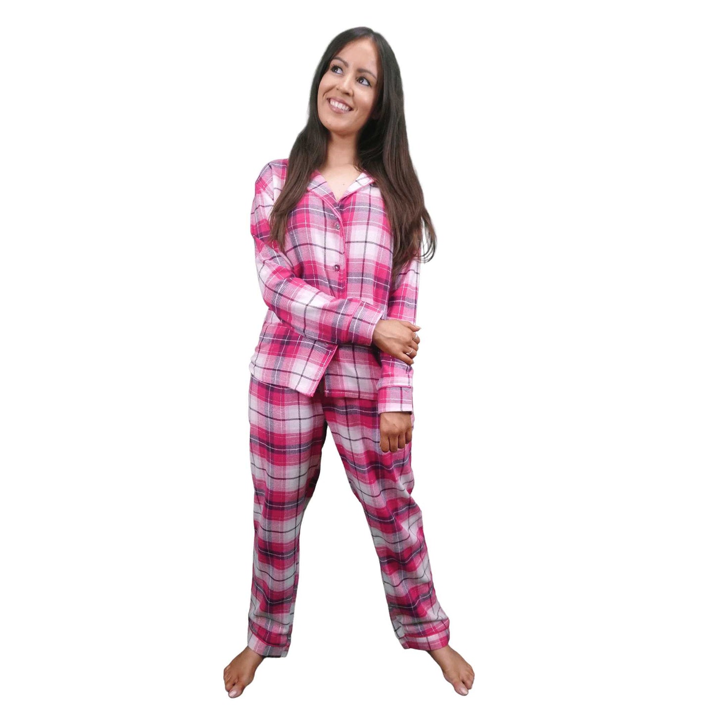 Astraea Womens Check Flannel Pyjamas Sets Sleepwear & Loungewear ASASonline