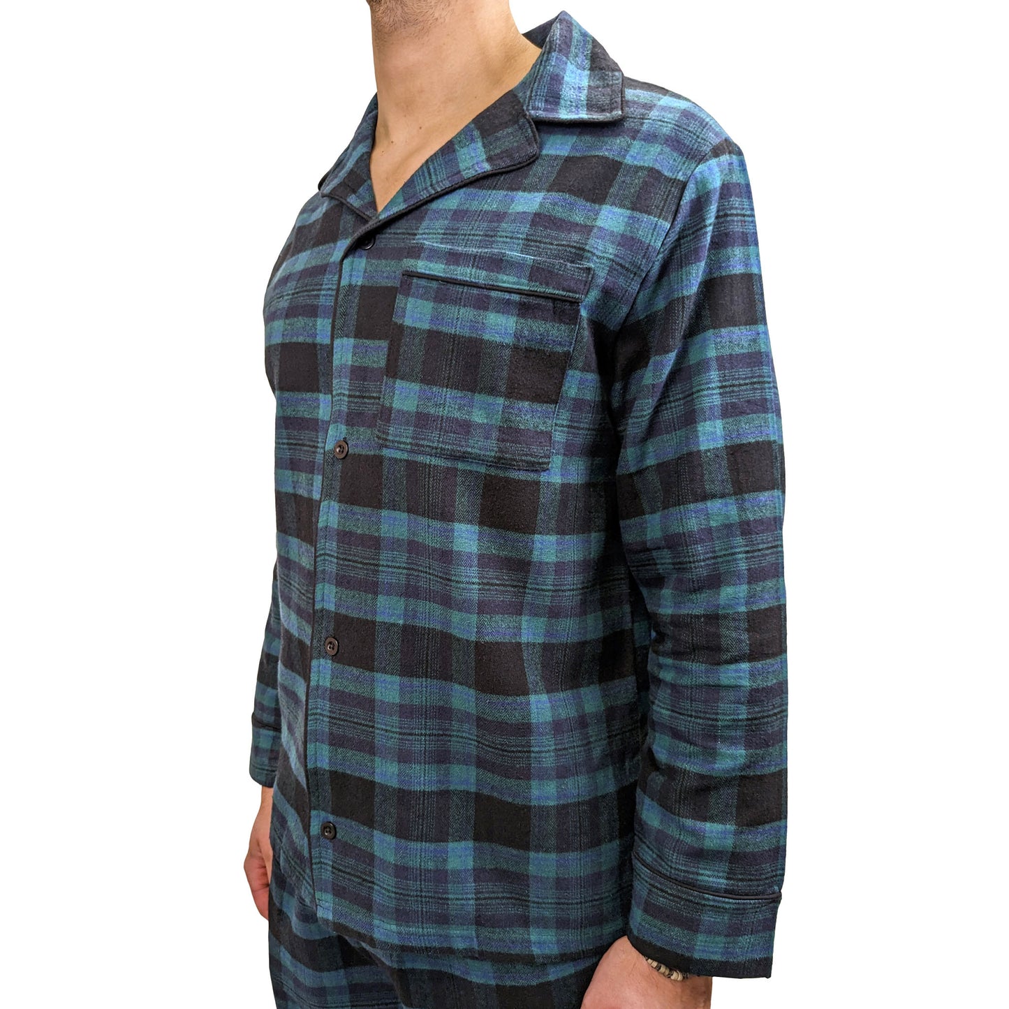 Esquire Mens Cotton Flannel Pajamas Winter Warm PJs Sleepwear & Loungewear ASASonline