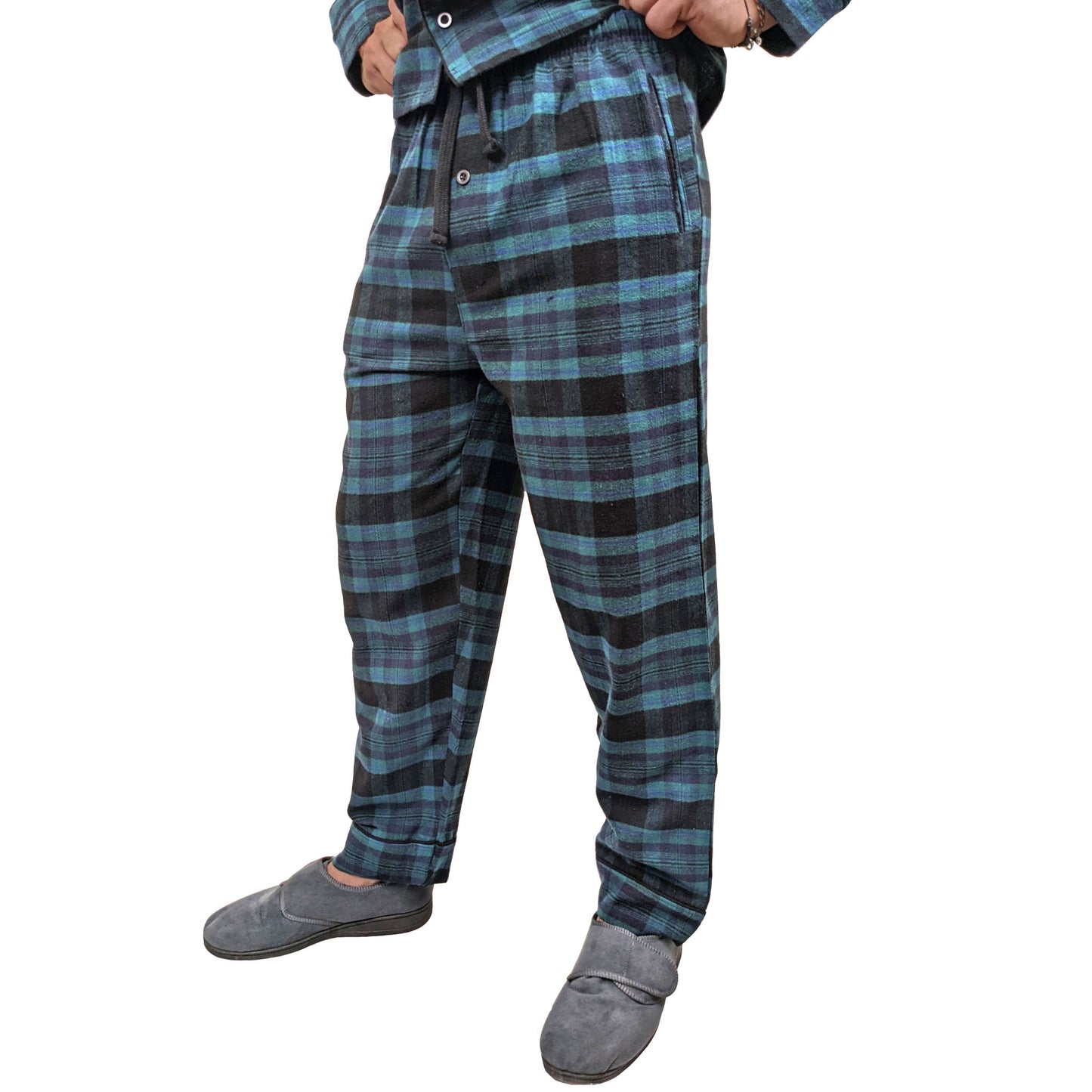 Esquire Mens Cotton Flannel Pajamas Winter Warm PJs Sleepwear & Loungewear ASASonline