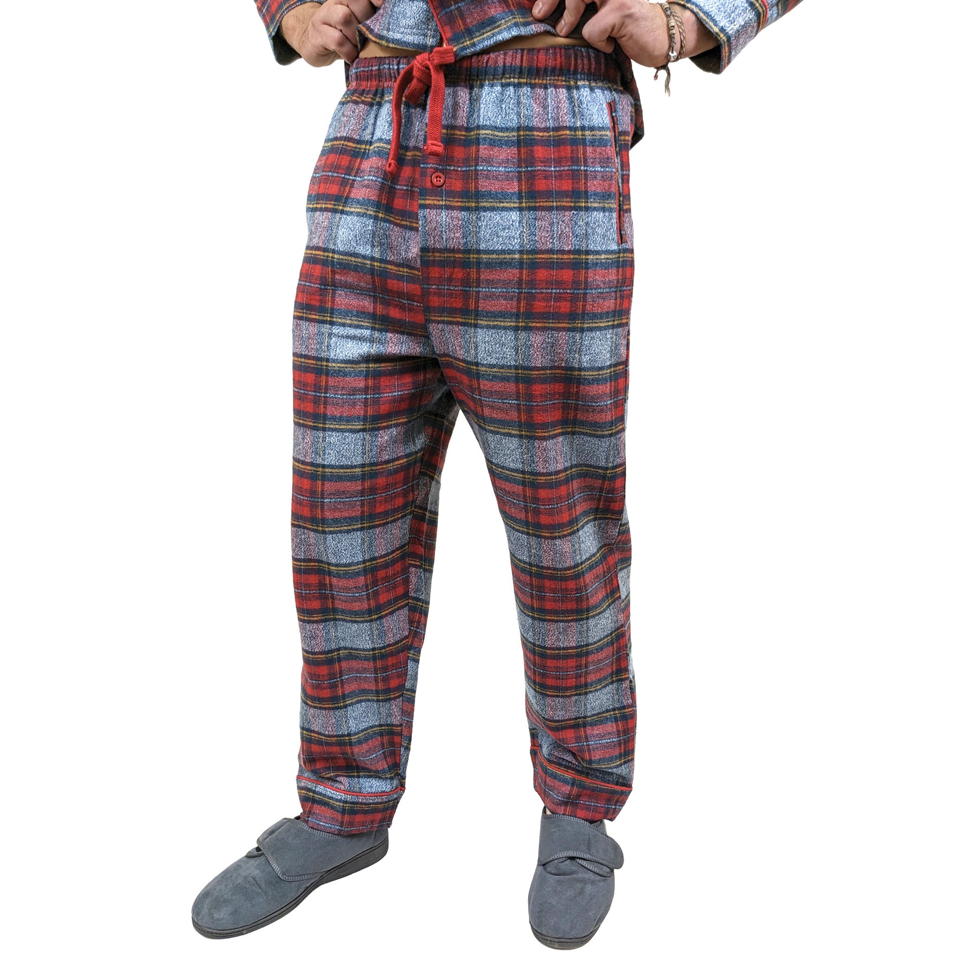 Esquire Mens Cotton Flannel Pajamas Winter Warm PJs Sleepwear & Loungewear ASASonline