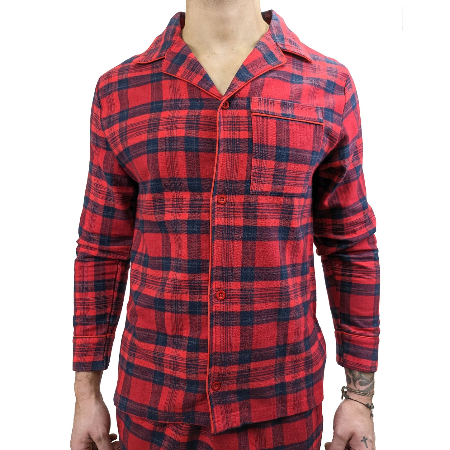 Esquire Mens Cotton Flannel Pajamas Winter Warm PJs Sleepwear & Loungewear ASASonline