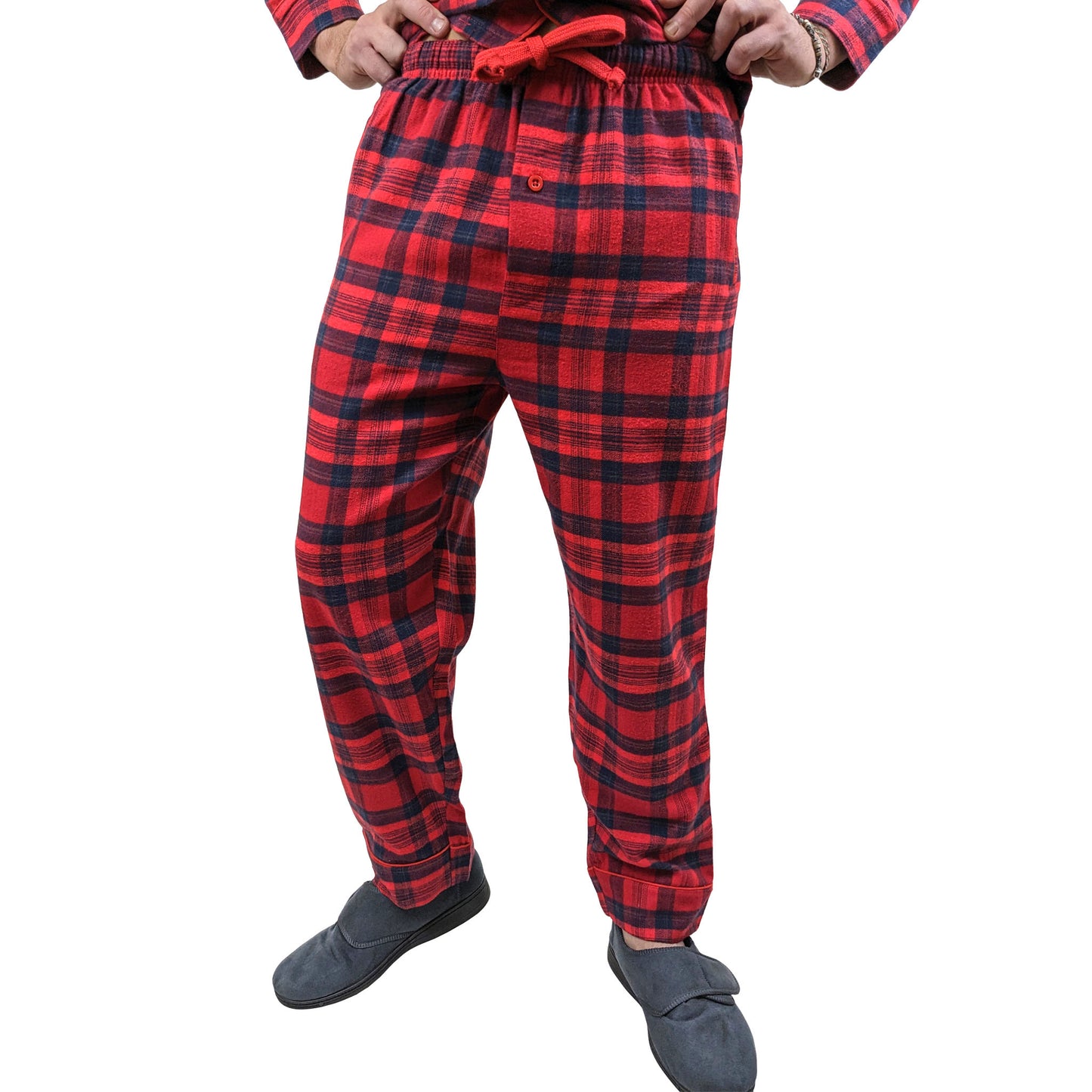 Esquire Mens Cotton Flannel Pajamas Winter Warm PJs Sleepwear & Loungewear ASASonline