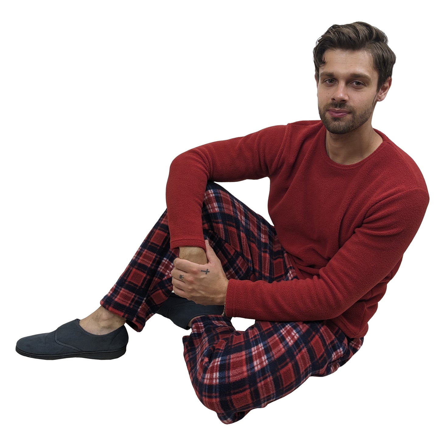 Gunner Fleece Tartan Mens Pyjamas/Loungewear Set Sleepwear & Loungewear ASASonline