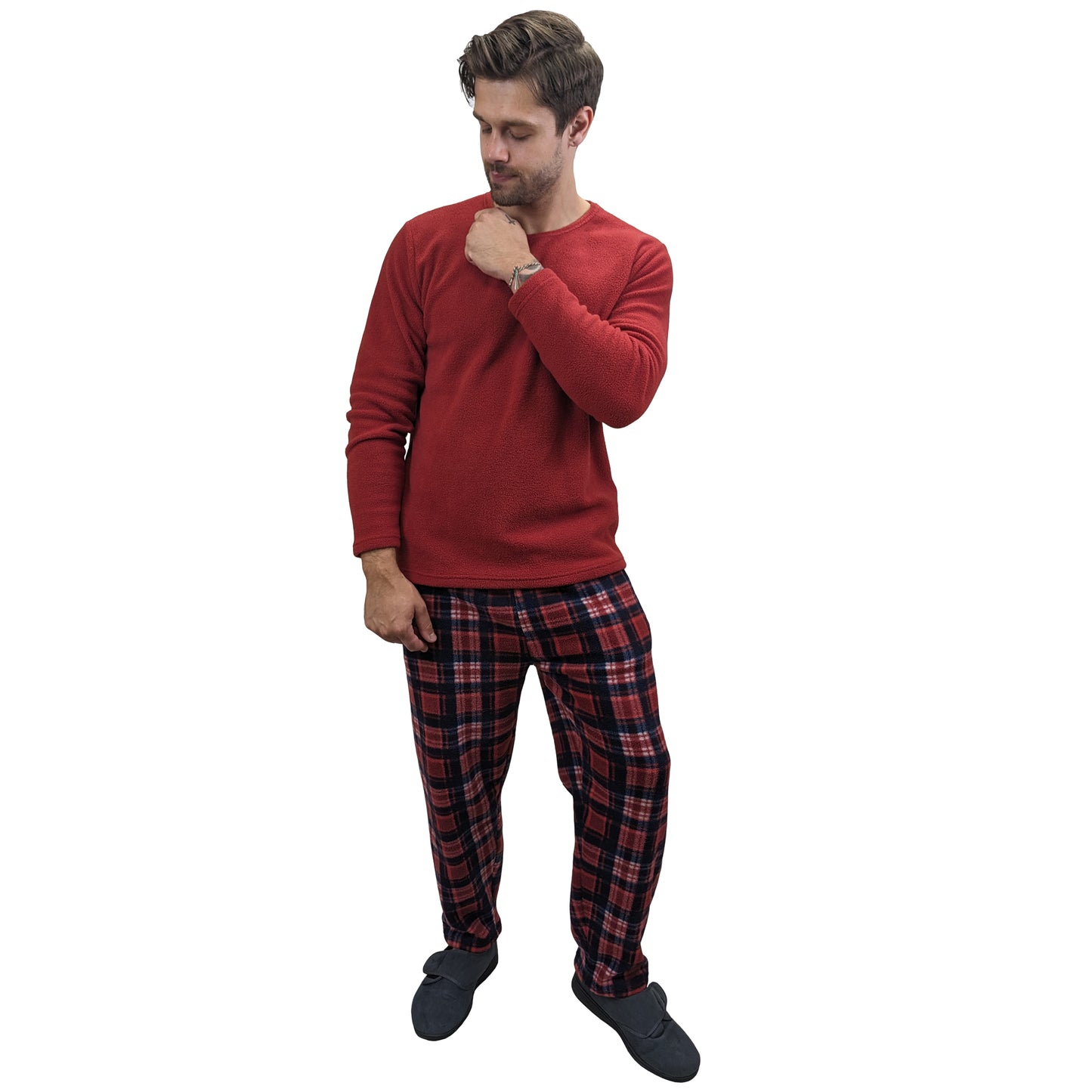 Gunner Fleece Tartan Mens Pyjamas/Loungewear Set Sleepwear & Loungewear ASASonline