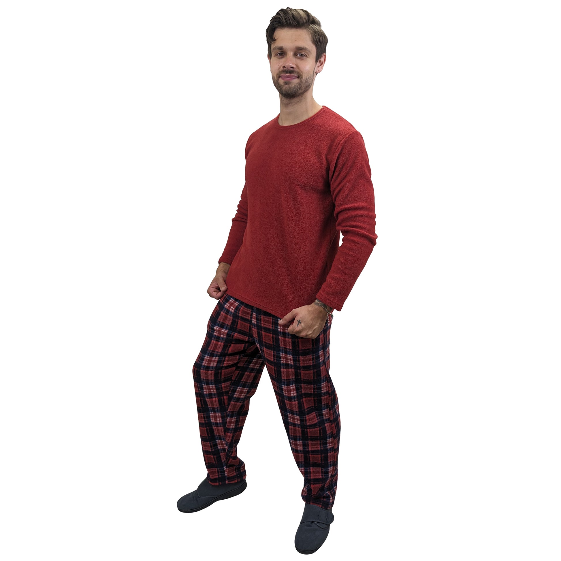 Gunner Fleece Tartan Mens Pyjamas/Loungewear Set Sleepwear & Loungewear ASASonline