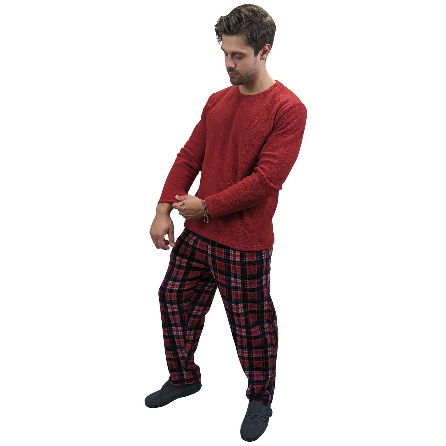 Gunner Fleece Tartan Mens Pyjamas/Loungewear Set Sleepwear & Loungewear ASASonline