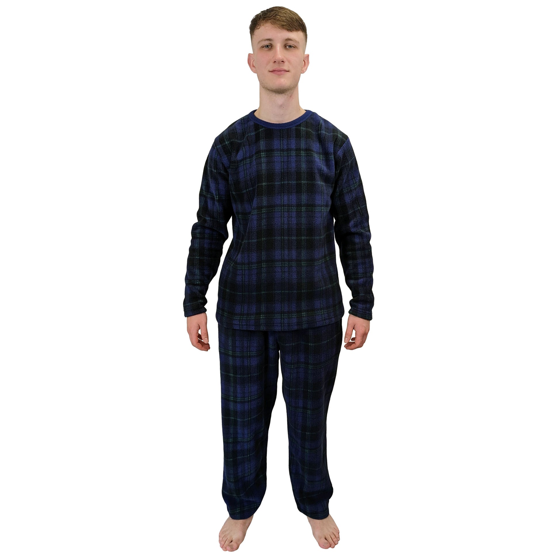 Maximus Fleece Mens Pyjamas/Loungewear Set Navy Sleepwear & Loungewear ASASonline