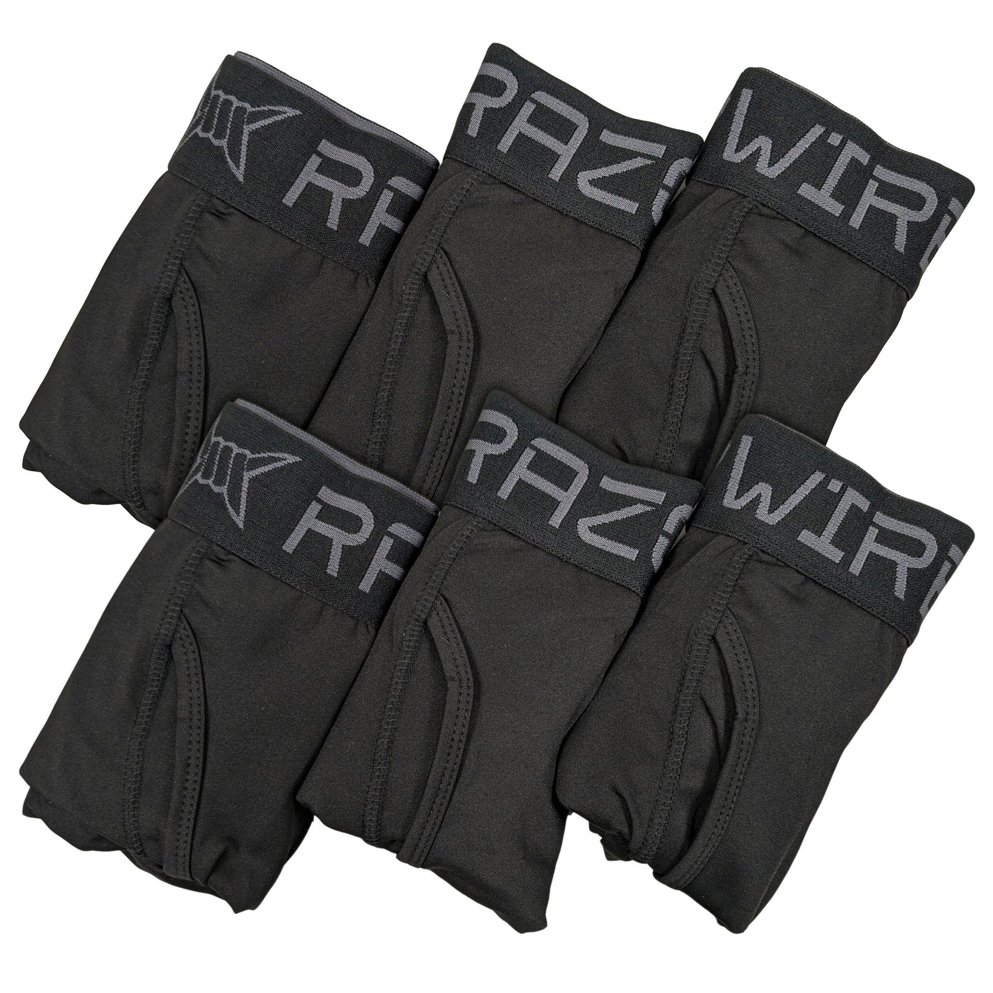 RAZOR WIRE 6 Pack Men's Boxer Shorts Brief Long Leg Anti Chafing Underwear King Plus S-5XL ASASonline