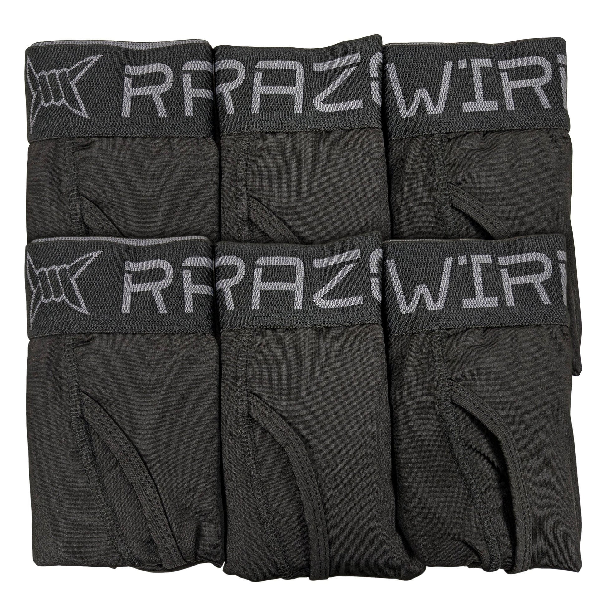 RAZOR WIRE 6 Pack Men's Boxer Shorts Brief Long Leg Anti Chafing Underwear King Plus S-5XL ASASonline