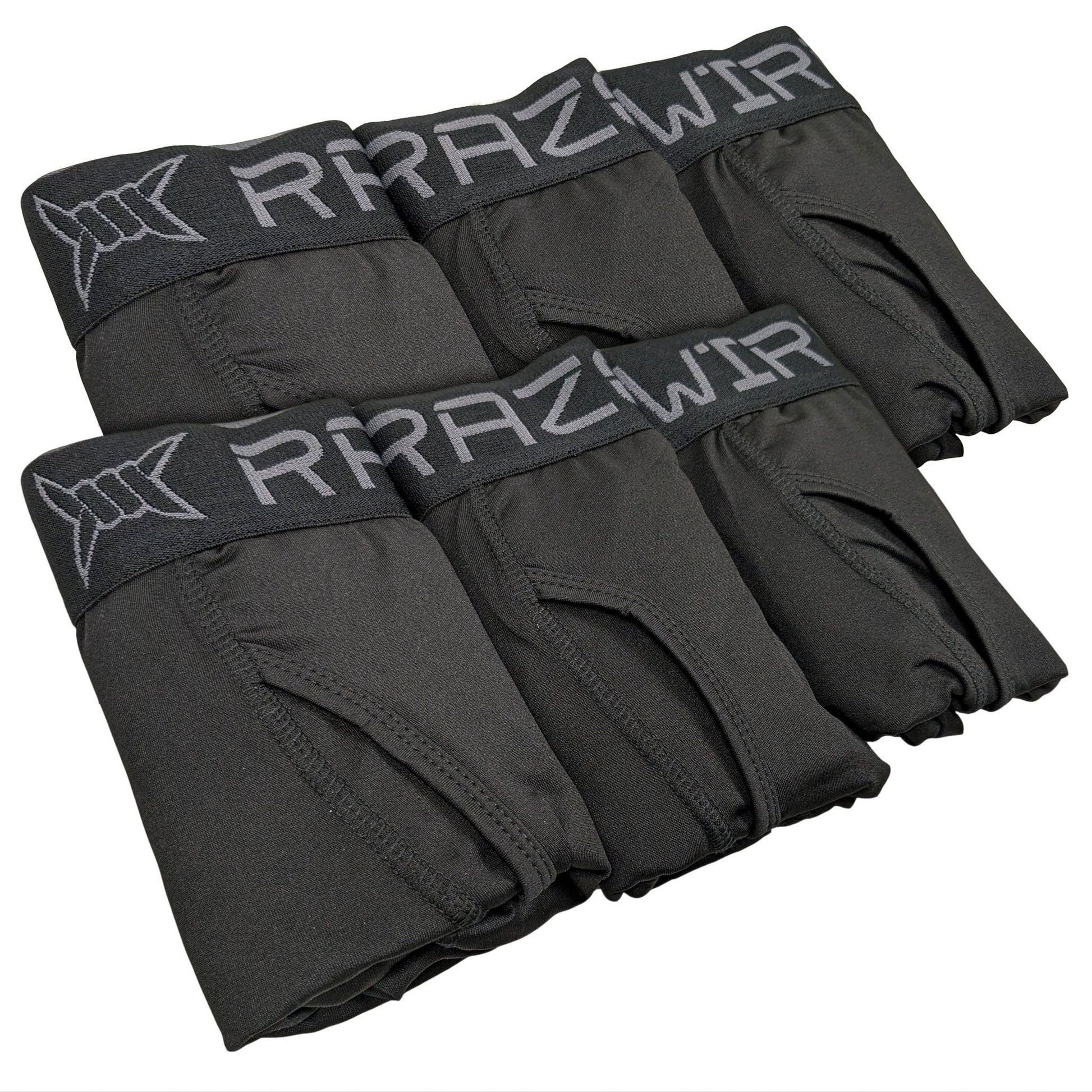 RAZOR WIRE 6 Pack Men's Boxer Shorts Brief Long Leg Anti Chafing Underwear King Plus S-5XL ASASonline