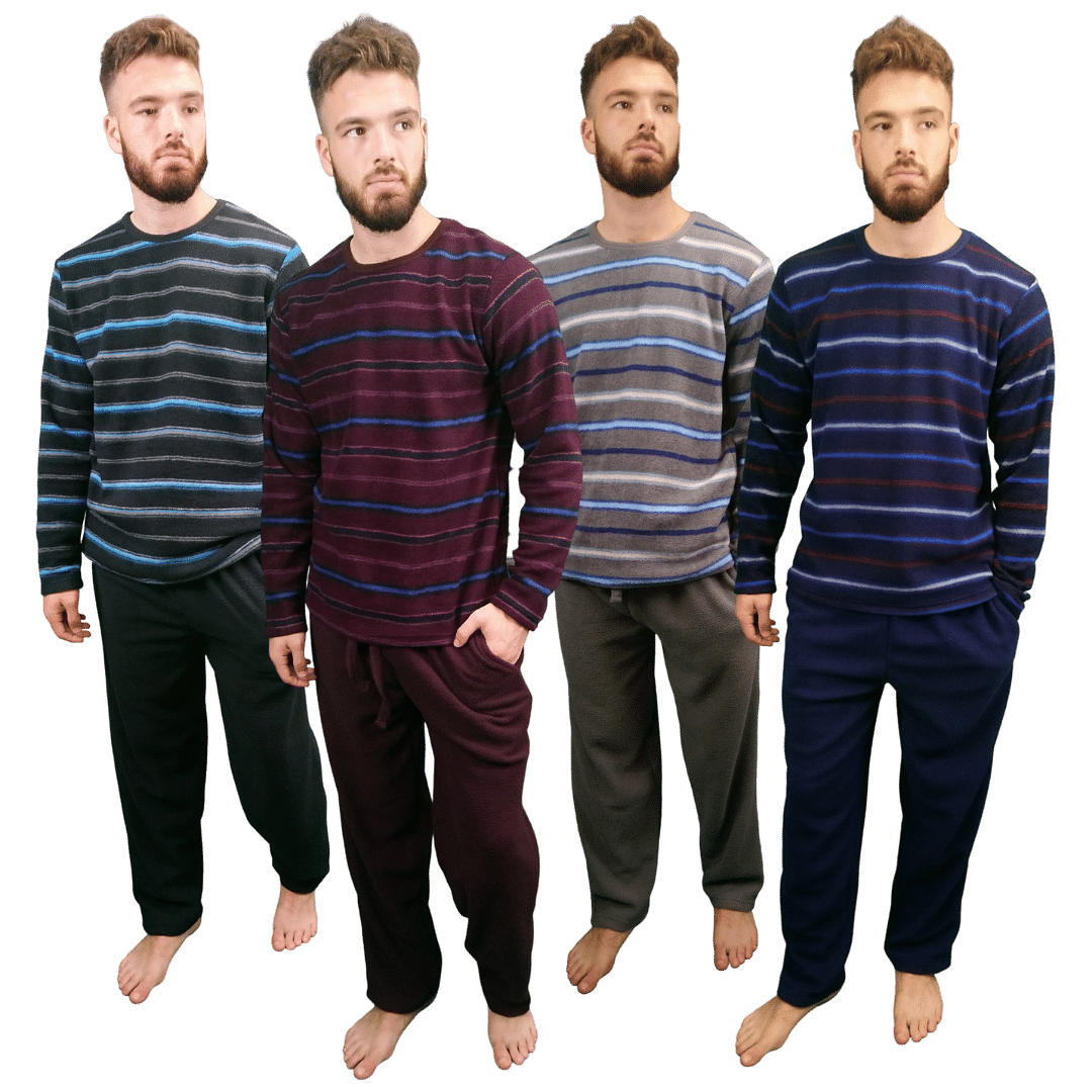 Courage Warm Fleece Mens Pyjamas/Loungewear Set Sleepwear & Loungewear ASASonline