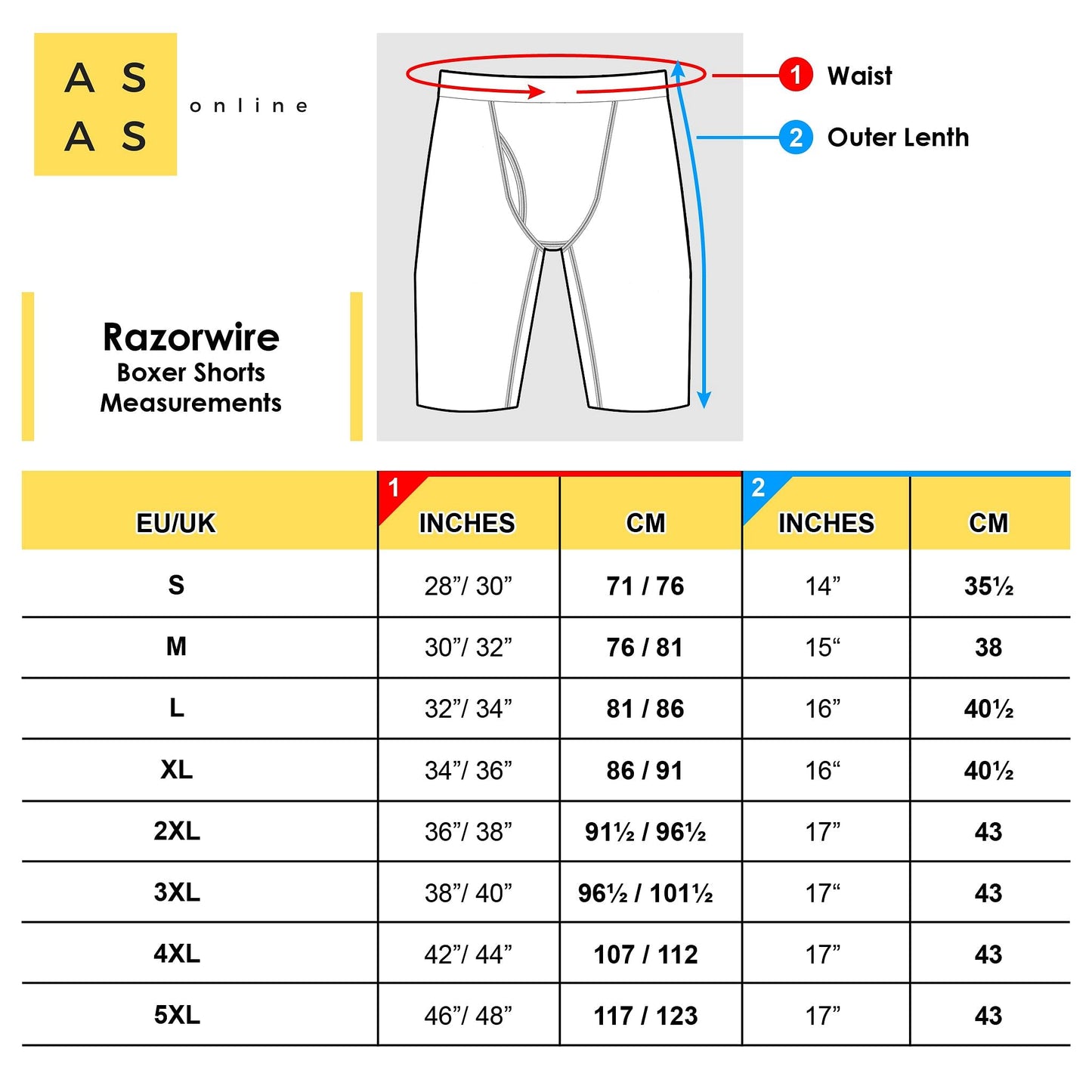RAZORWIRE Ultimate Alpha 3-Pack Boxer Shorts Underwear ASASonline