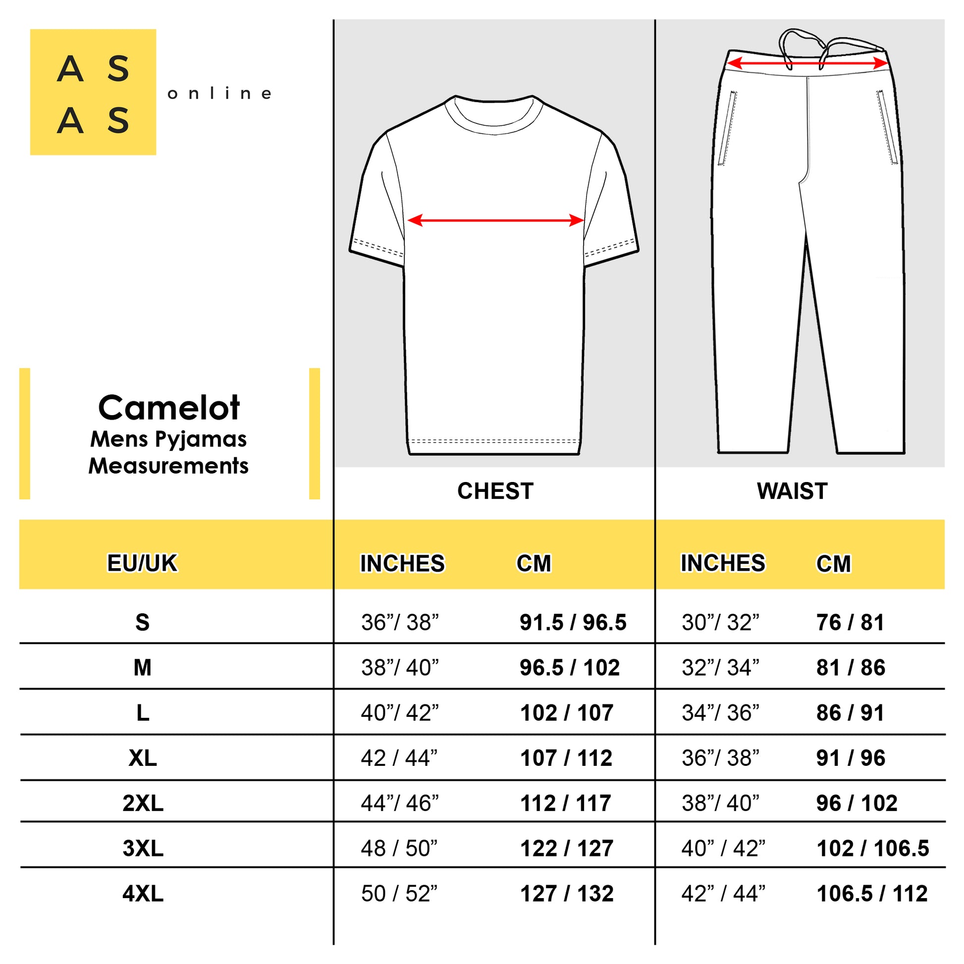 Camelot Mens Loungewear Set Sleepwear & Loungewear ASASonline