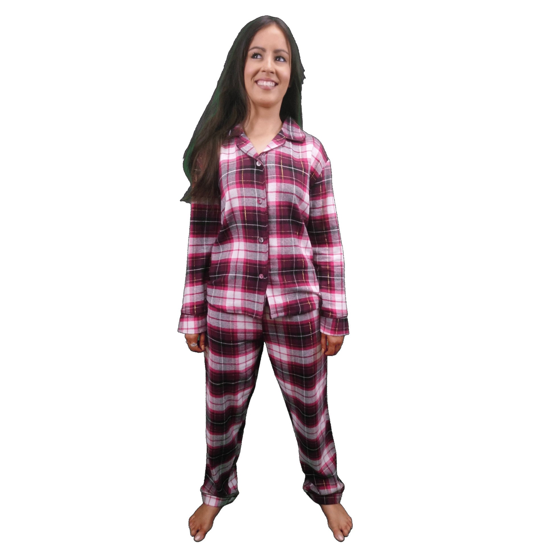 Astraea Womens Check Flannel Pyjamas Sets Sleepwear & Loungewear ASASonline