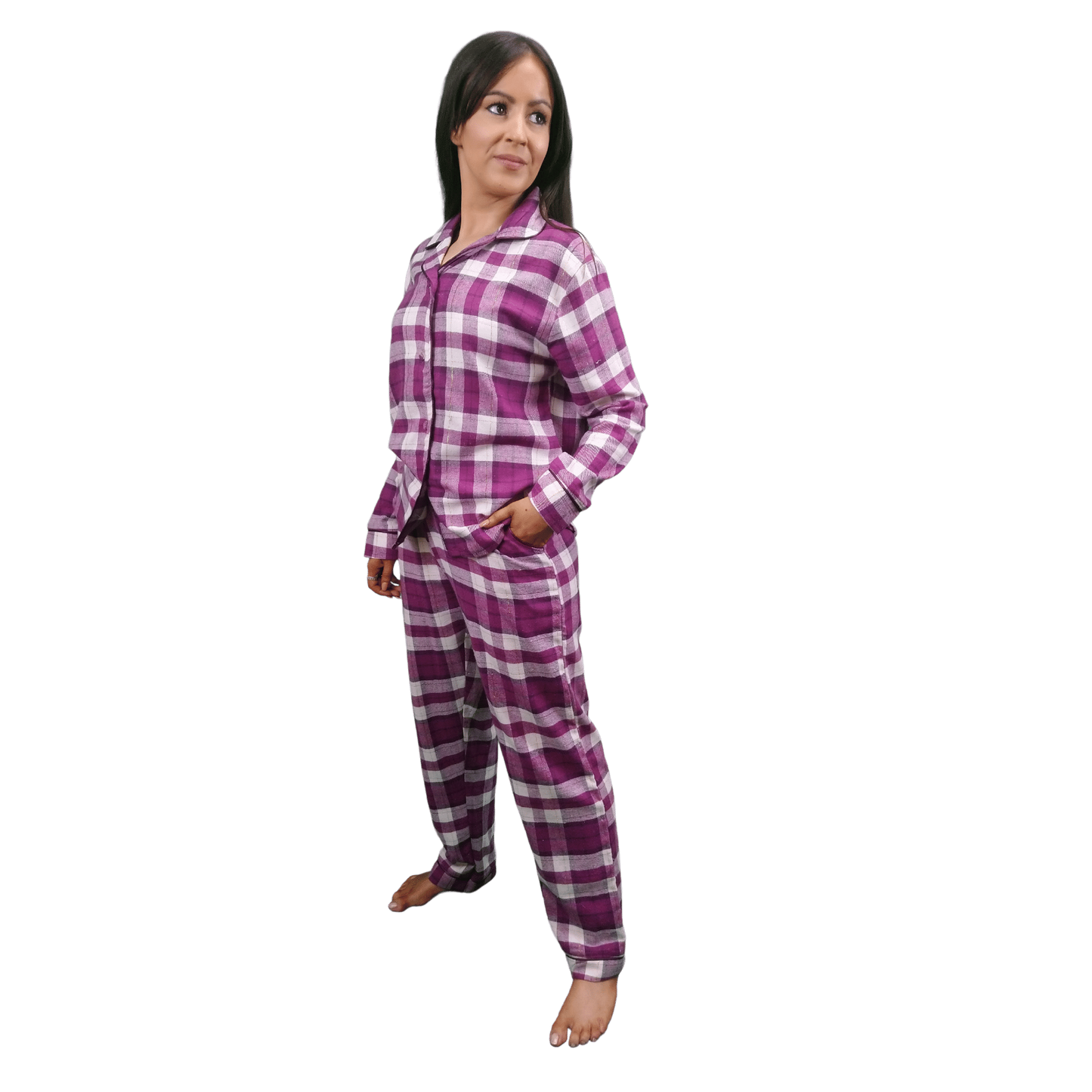 Astraea Womens Check Flannel Pyjamas Sets Sleepwear & Loungewear ASASonline