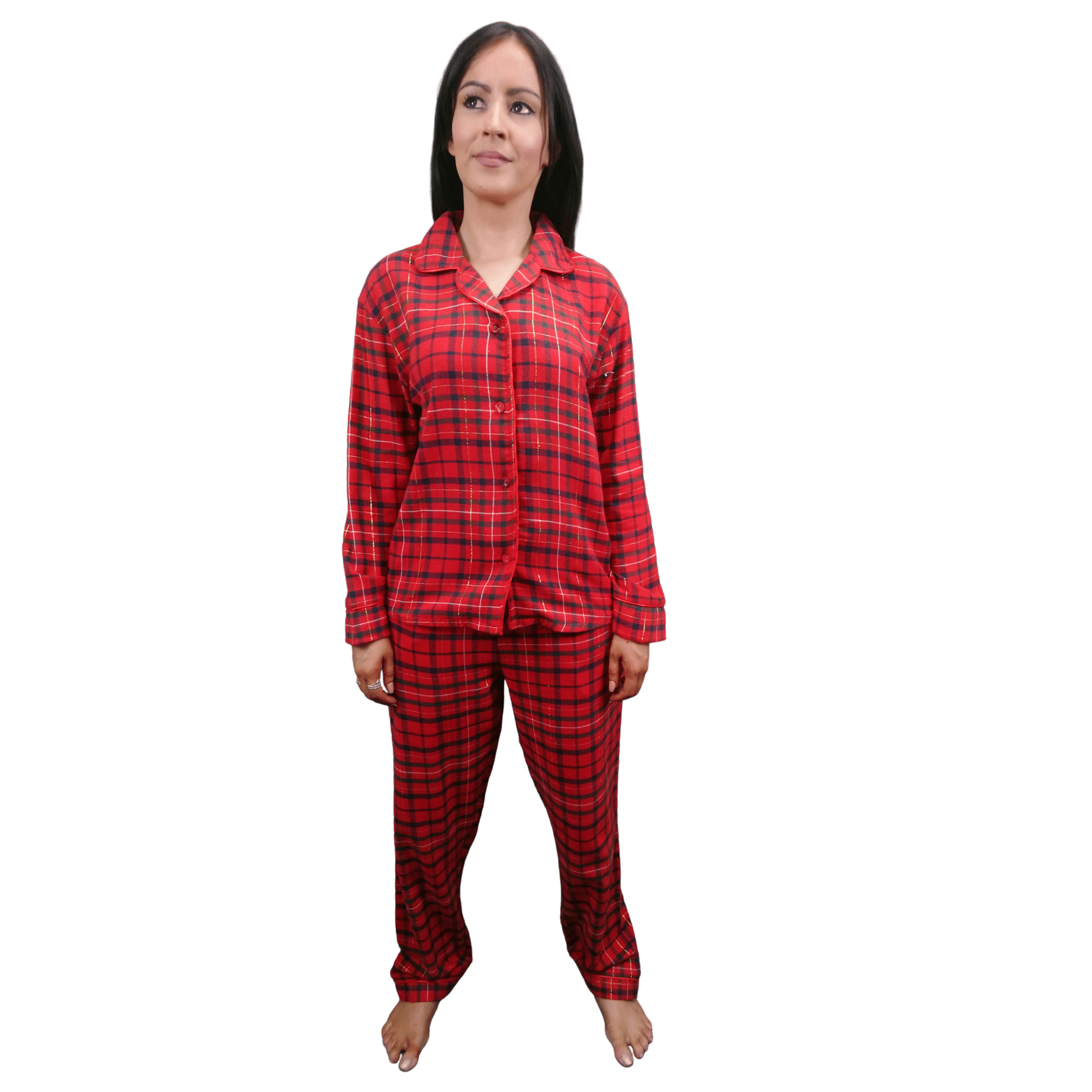 Astraea Womens Check Flannel Pyjamas Sets Sleepwear & Loungewear ASASonline