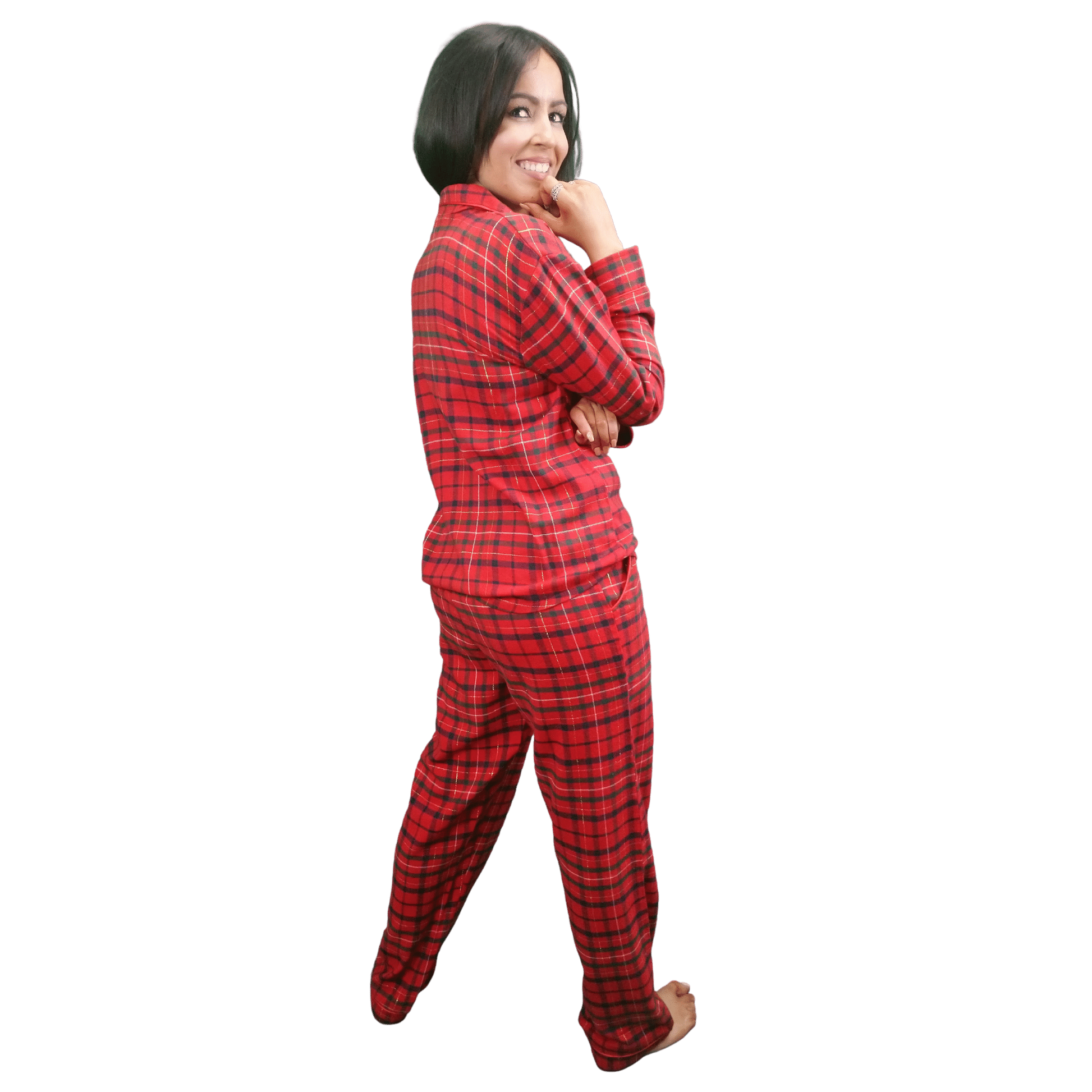 Astraea Womens Check Flannel Pyjamas Sets Sleepwear & Loungewear ASASonline