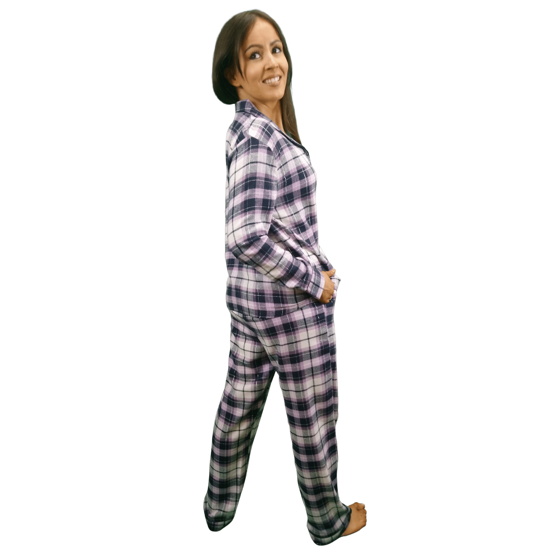 Astraea Womens Check Flannel Pyjamas Sets Sleepwear & Loungewear ASASonline