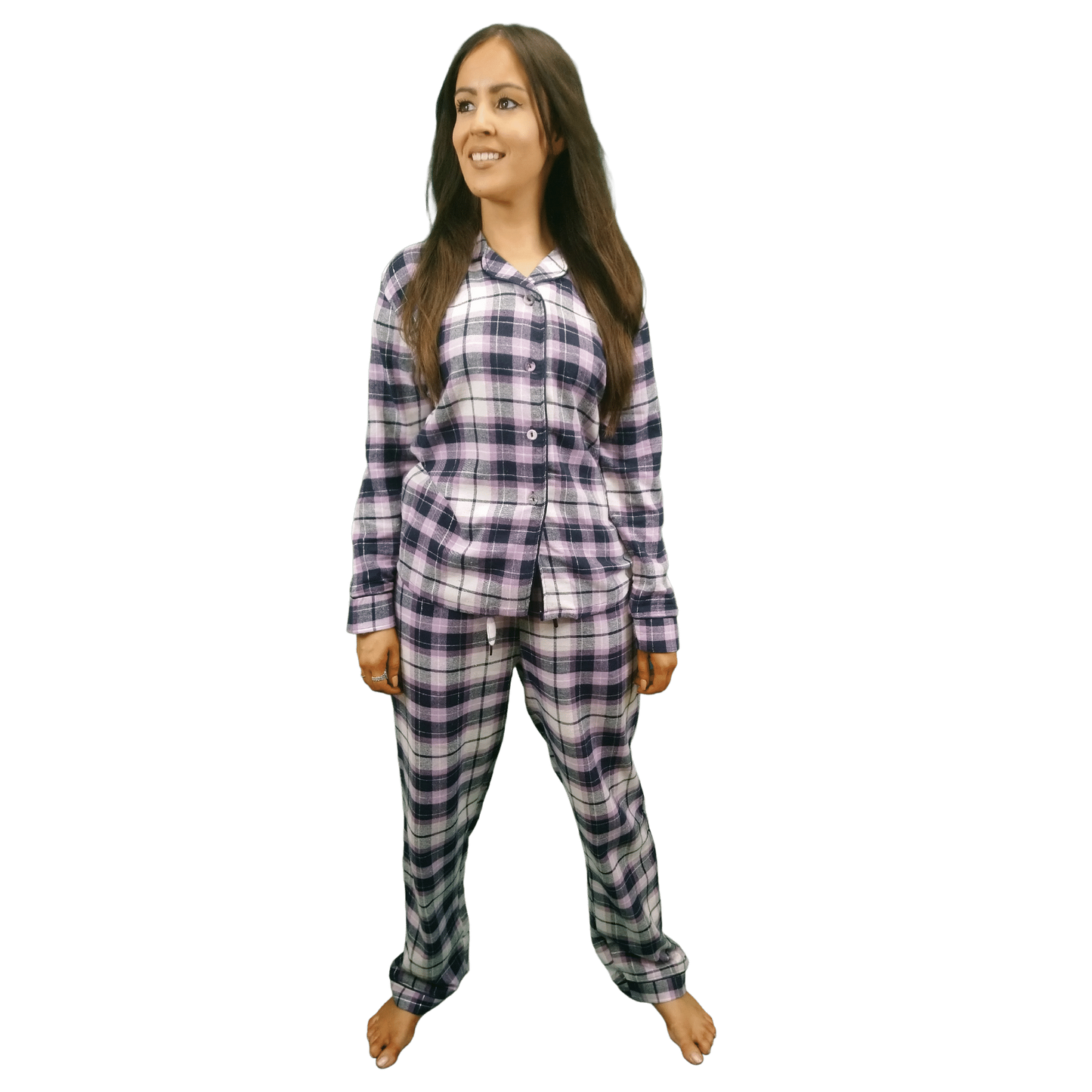 Astraea Womens Check Flannel Pyjamas Sets Sleepwear & Loungewear ASASonline