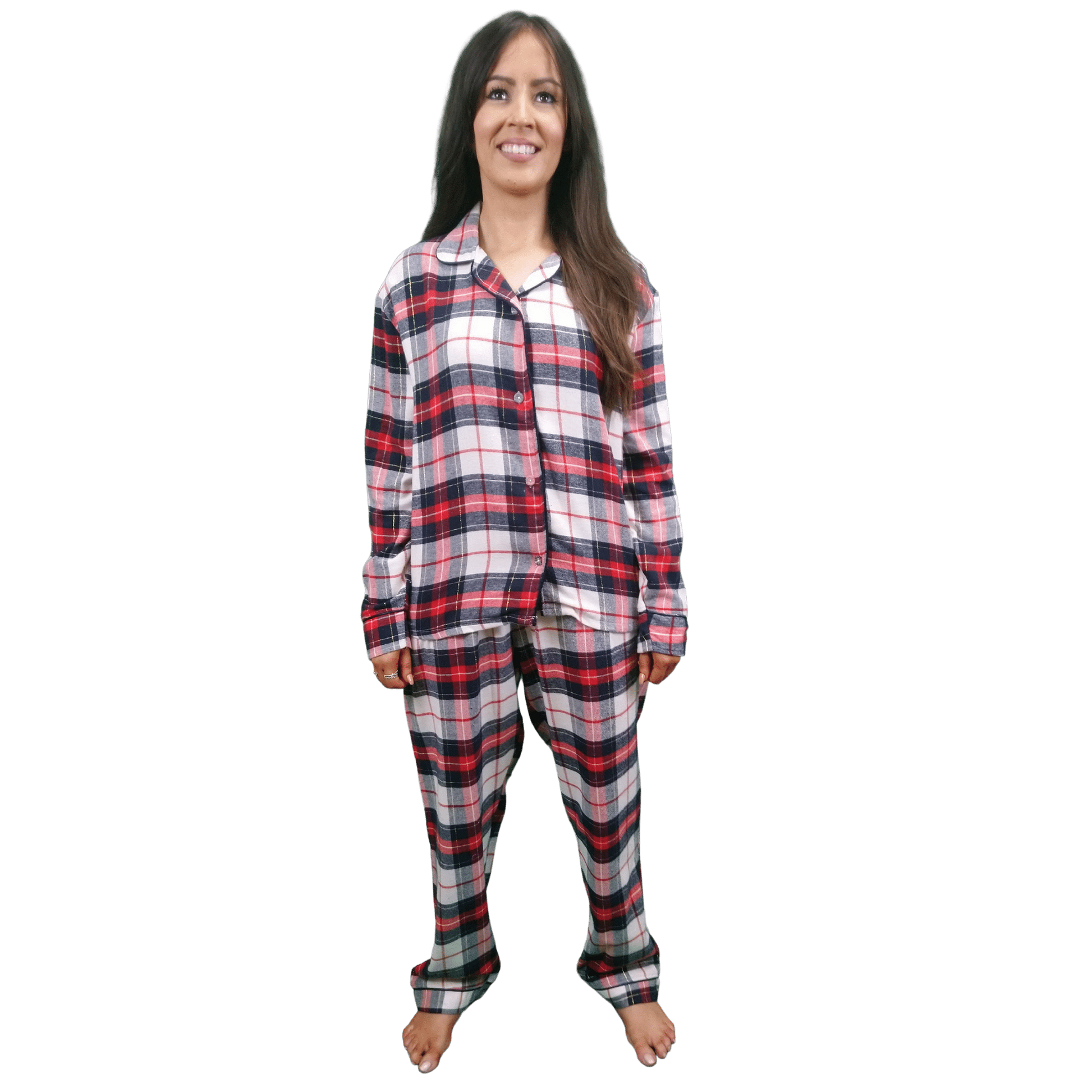 Astraea Womens Check Flannel Pyjamas Sets Sleepwear & Loungewear ASASonline