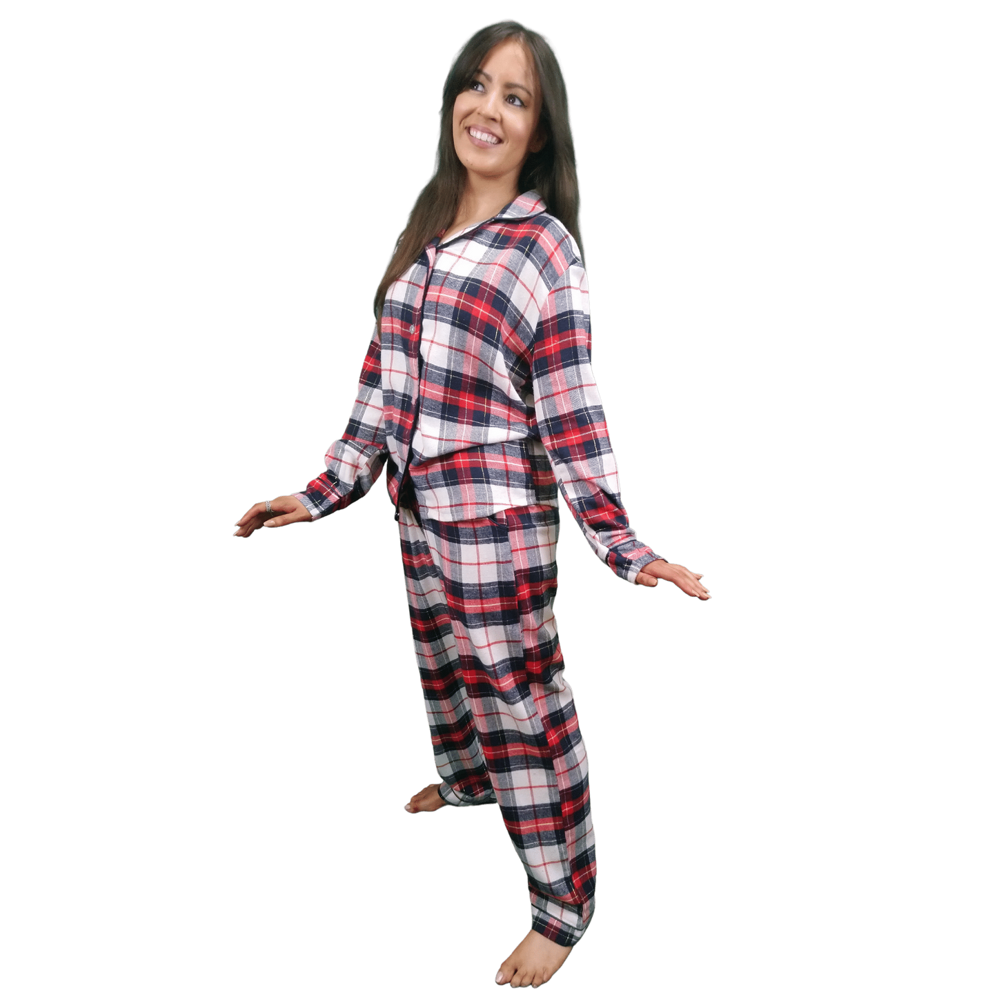 Astraea Womens Check Flannel Pyjamas Sets Sleepwear & Loungewear ASASonline