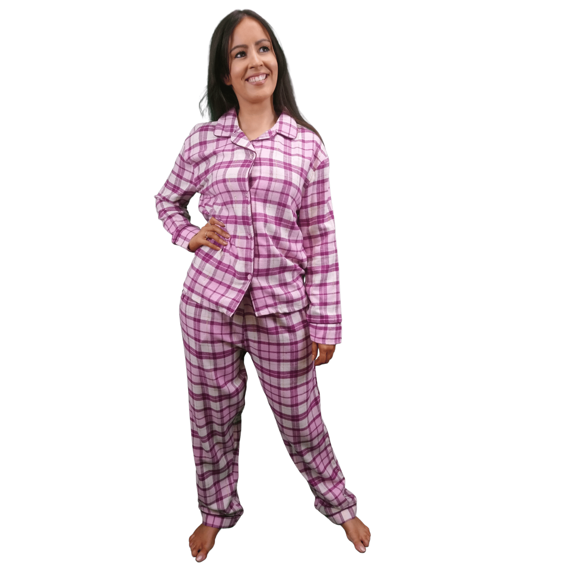 Astraea Womens Check Flannel Pyjamas Sets Sleepwear & Loungewear ASASonline