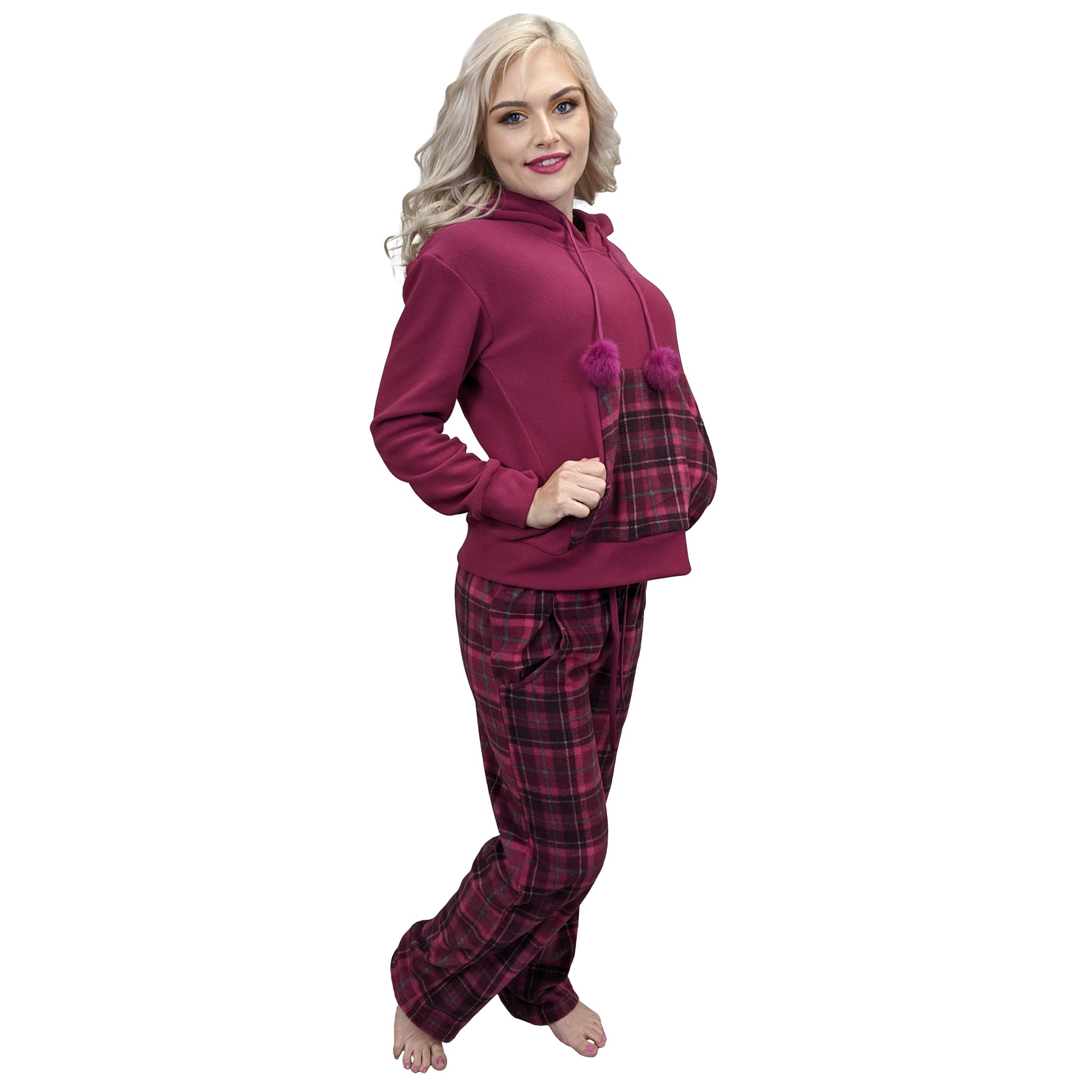 Briony Hooded Fleece Womens Pyjamas/Loungewear Set Sleepwear & Loungewear ASASonline