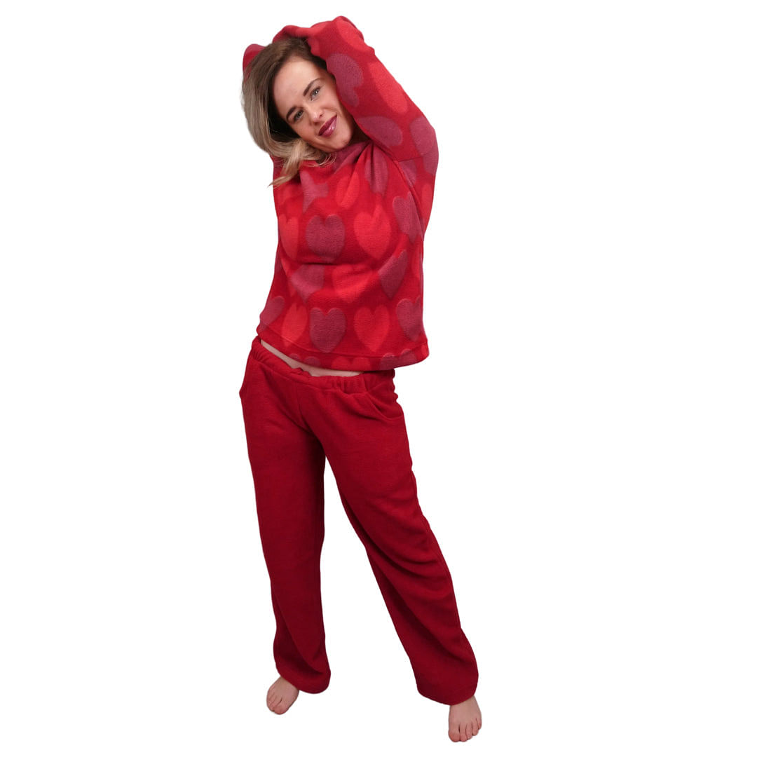 Carme Fleece Womens Pyjamas/Loungewear Set Sleepwear & Loungewear ASASonline