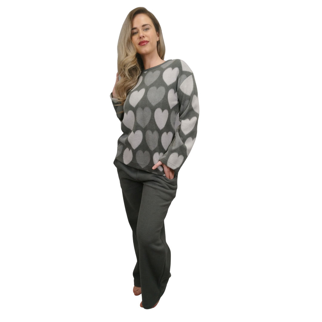 Carme Fleece Womens Pyjamas/Loungewear Set Sleepwear & Loungewear ASASonline