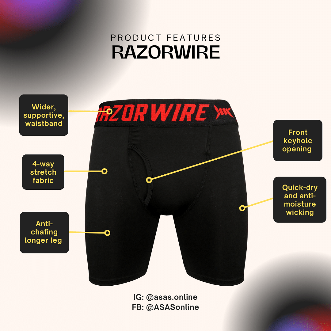 RAZORWIRE Extreme 3-Pack Boxer Shorts Underwear ASASonline