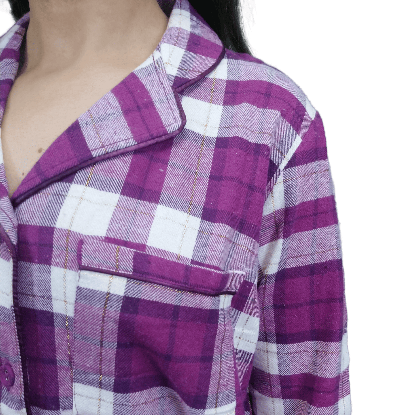 Gaia Women's Check Flannel Nightshirt Sleepwear & Loungewear ASASonline