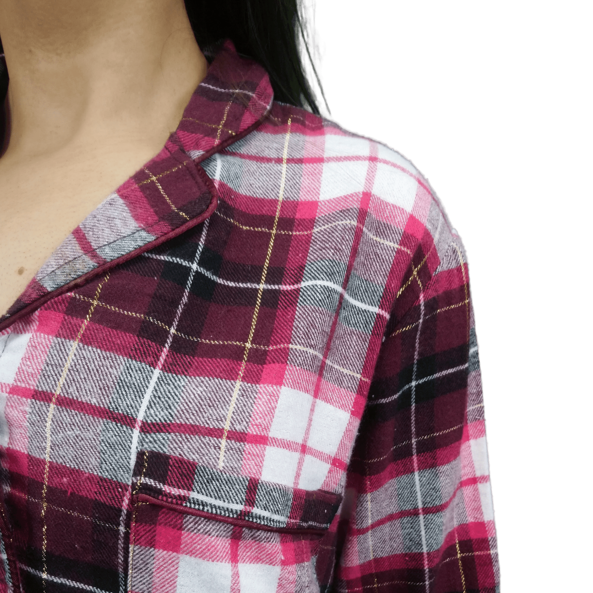 Gaia Women's Check Flannel Nightshirt Sleepwear & Loungewear ASASonline