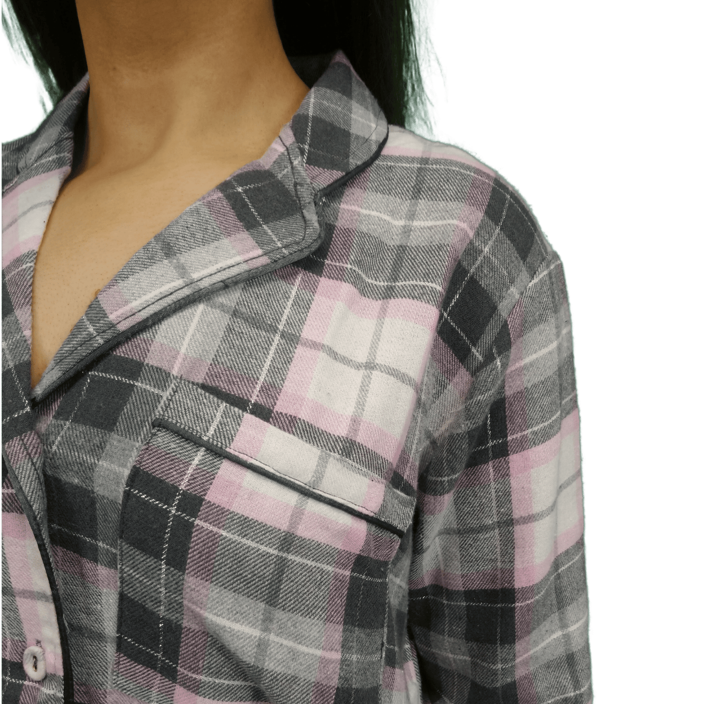 Gaia Women's Check Flannel Nightshirt Sleepwear & Loungewear ASASonline