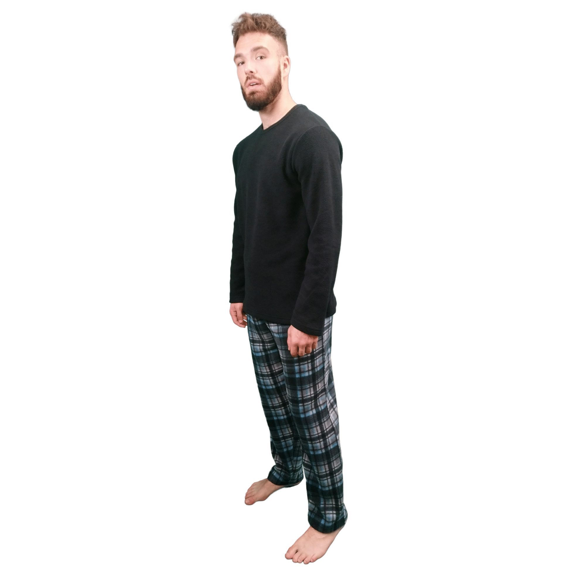 Gunner Fleece Tartan Mens Pyjamas/Loungewear Set Sleepwear & Loungewear ASASonline