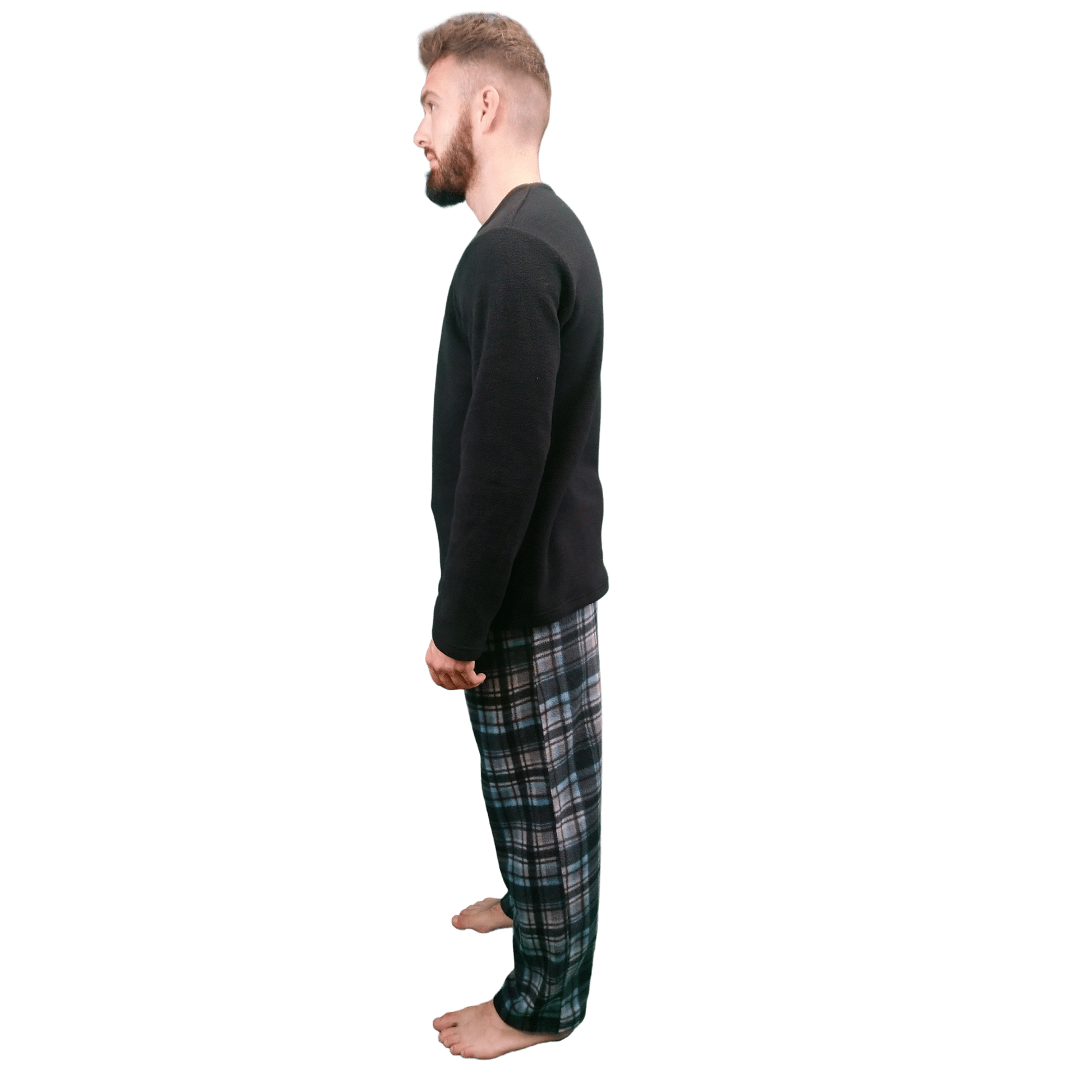 Gunner Fleece Tartan Mens Pyjamas/Loungewear Set Sleepwear & Loungewear ASASonline